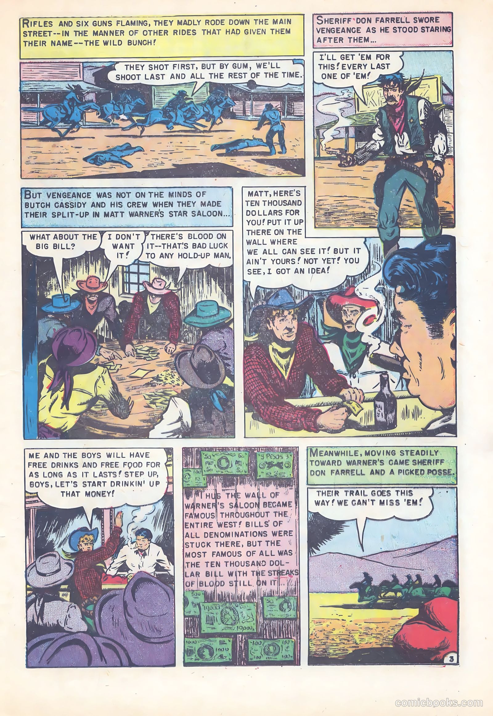 Western Bandits #1 (1952) — page 21 of 36