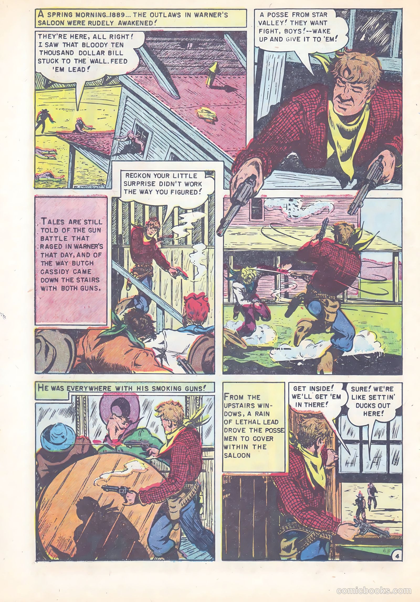 Western Bandits #1 (1952) — page 22 of 36