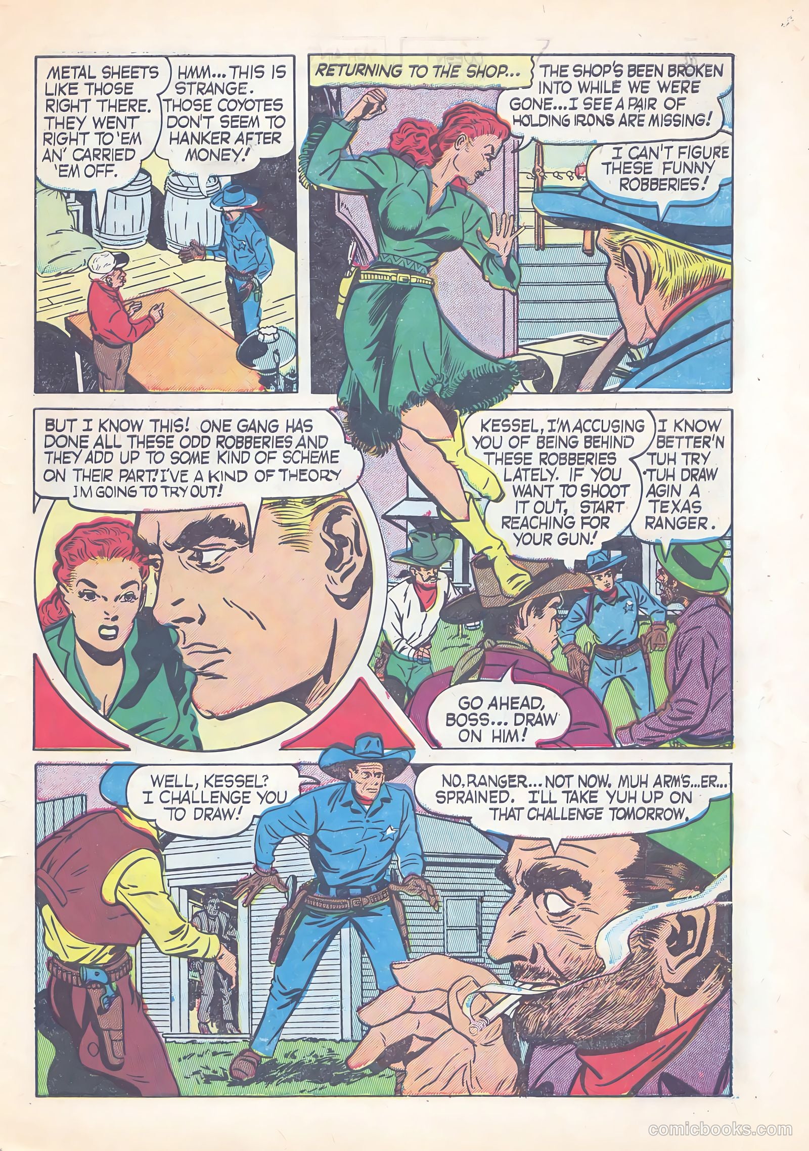 Western Bandits #1 (1952) — page 31 of 36