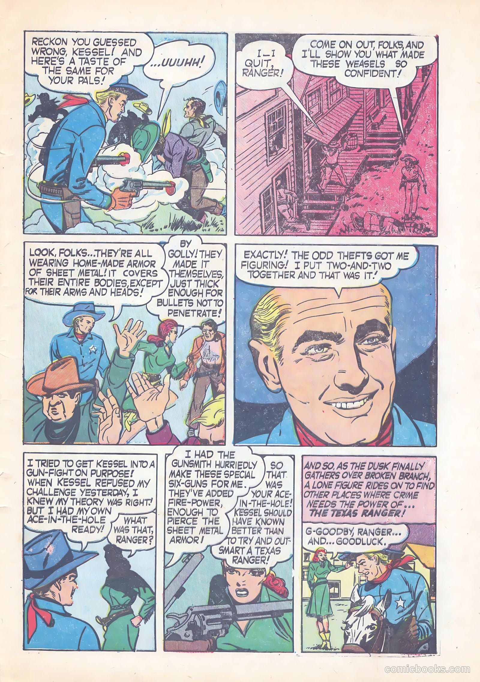 Western Bandits #1 (1952) — page 33 of 36