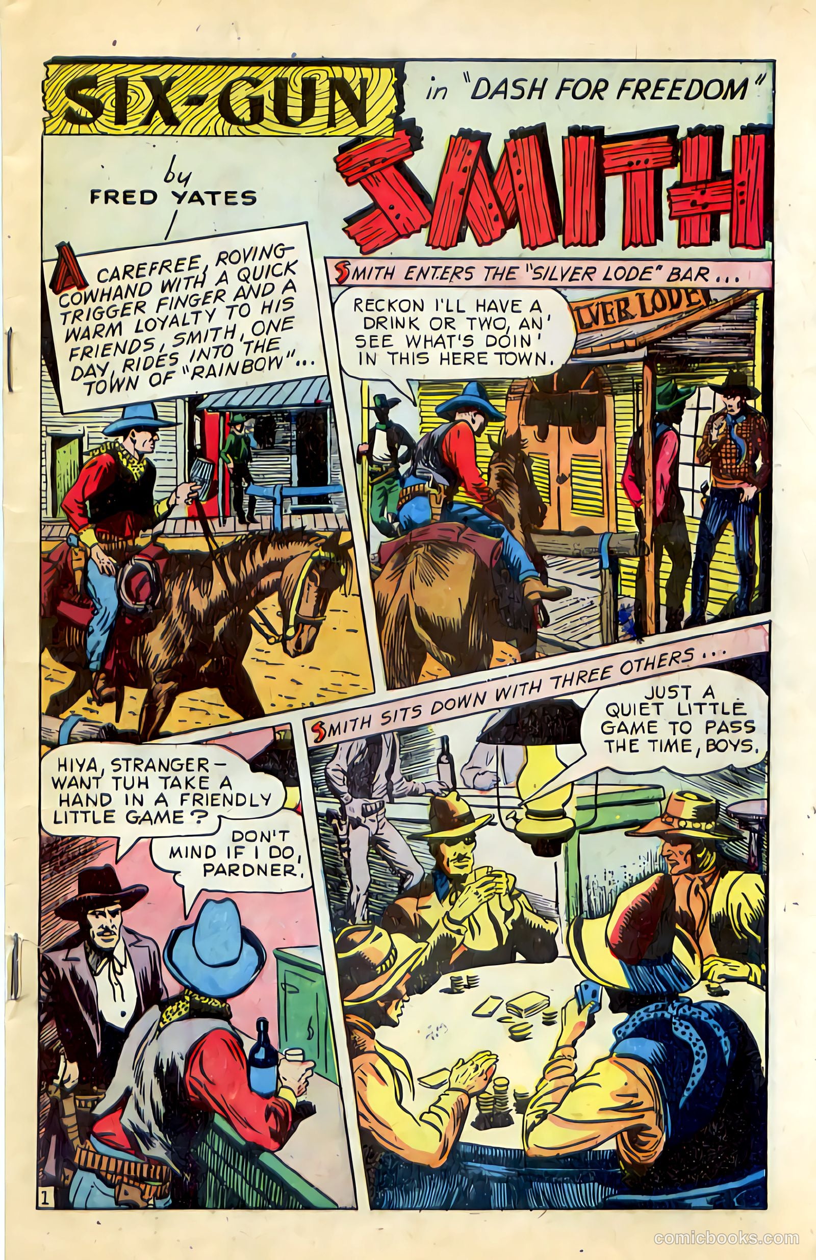 Western Crime Busters #1 (1950) — page 3 of 36