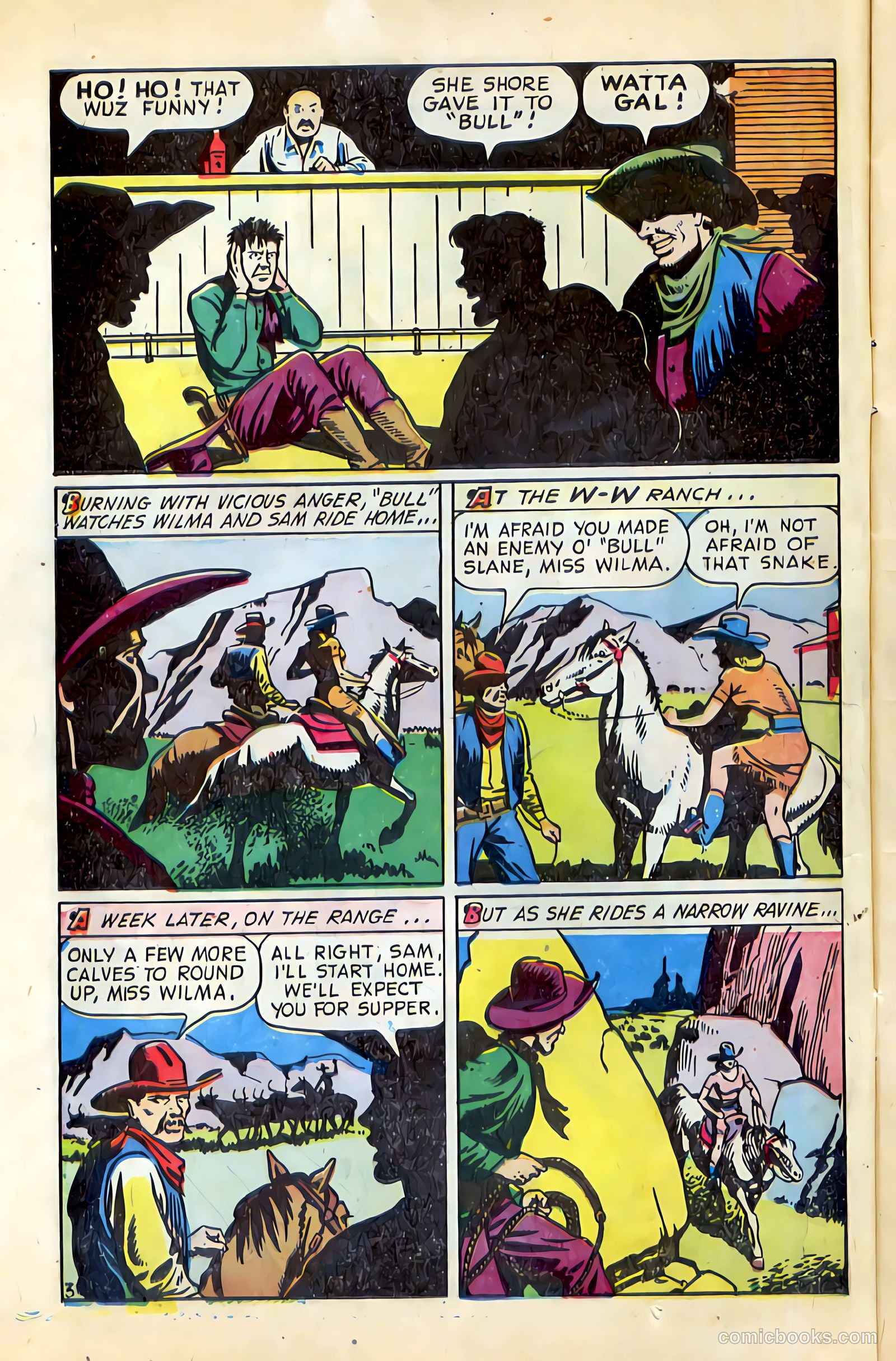 Western Crime Busters #1 (1950) — page 12 of 36