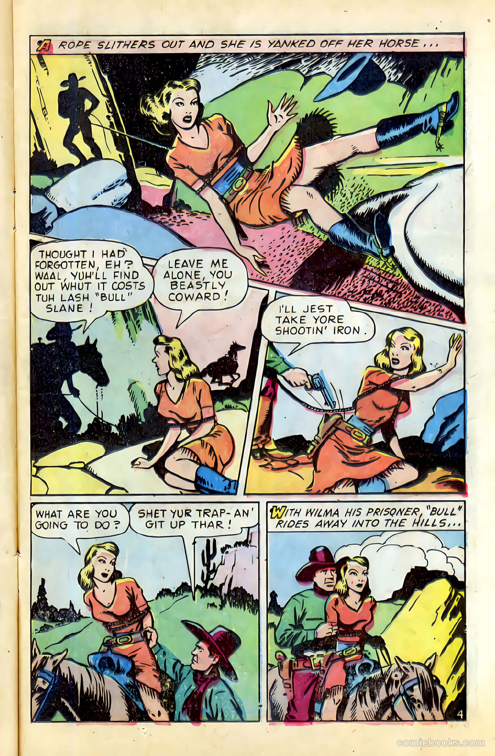 Western Crime Busters #1 (1950) — page 13 of 36