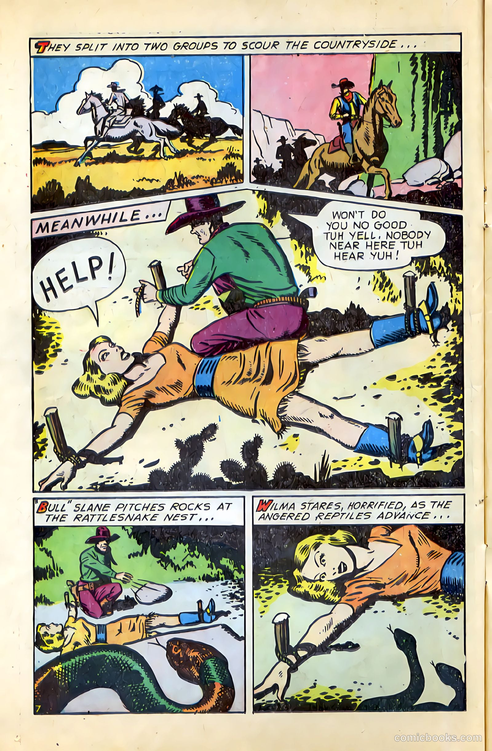 Western Crime Busters #1 (1950) — page 16 of 36