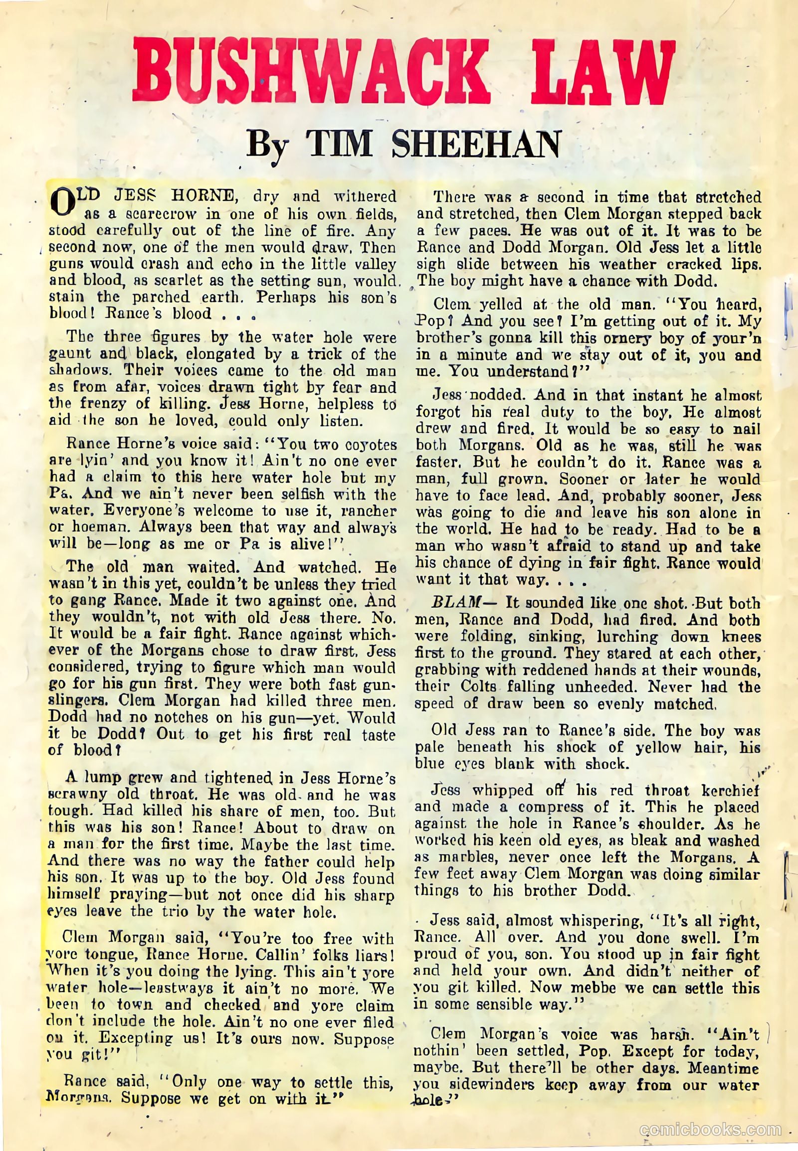Western Crime Busters #1 (1950) — page 18 of 36