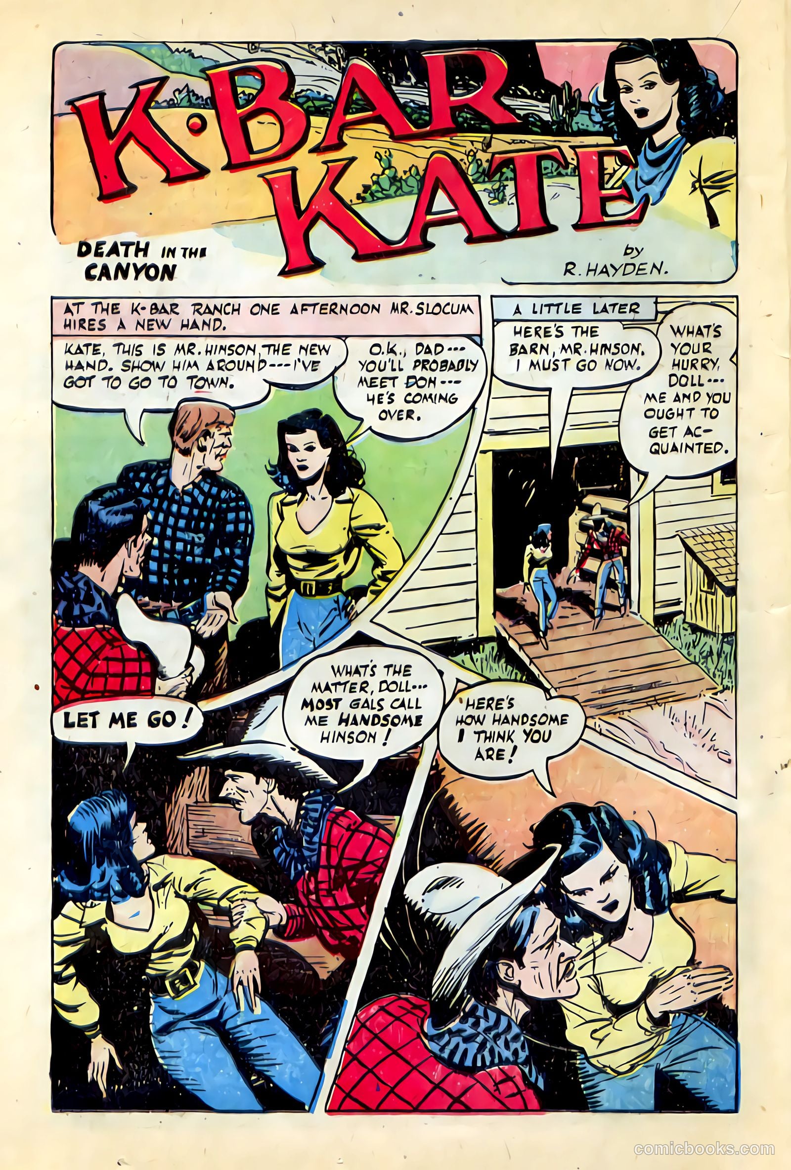 Western Crime Busters #1 (1950) — page 20 of 36
