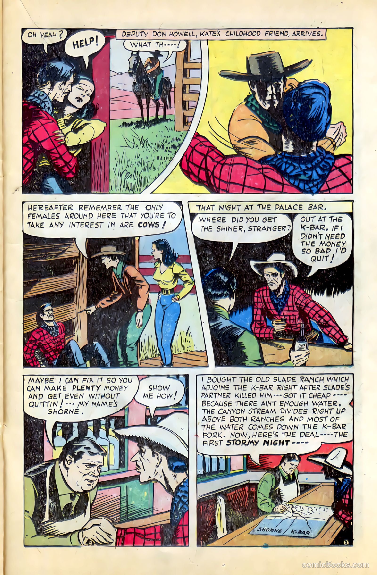Western Crime Busters #1 (1950) — page 21 of 36