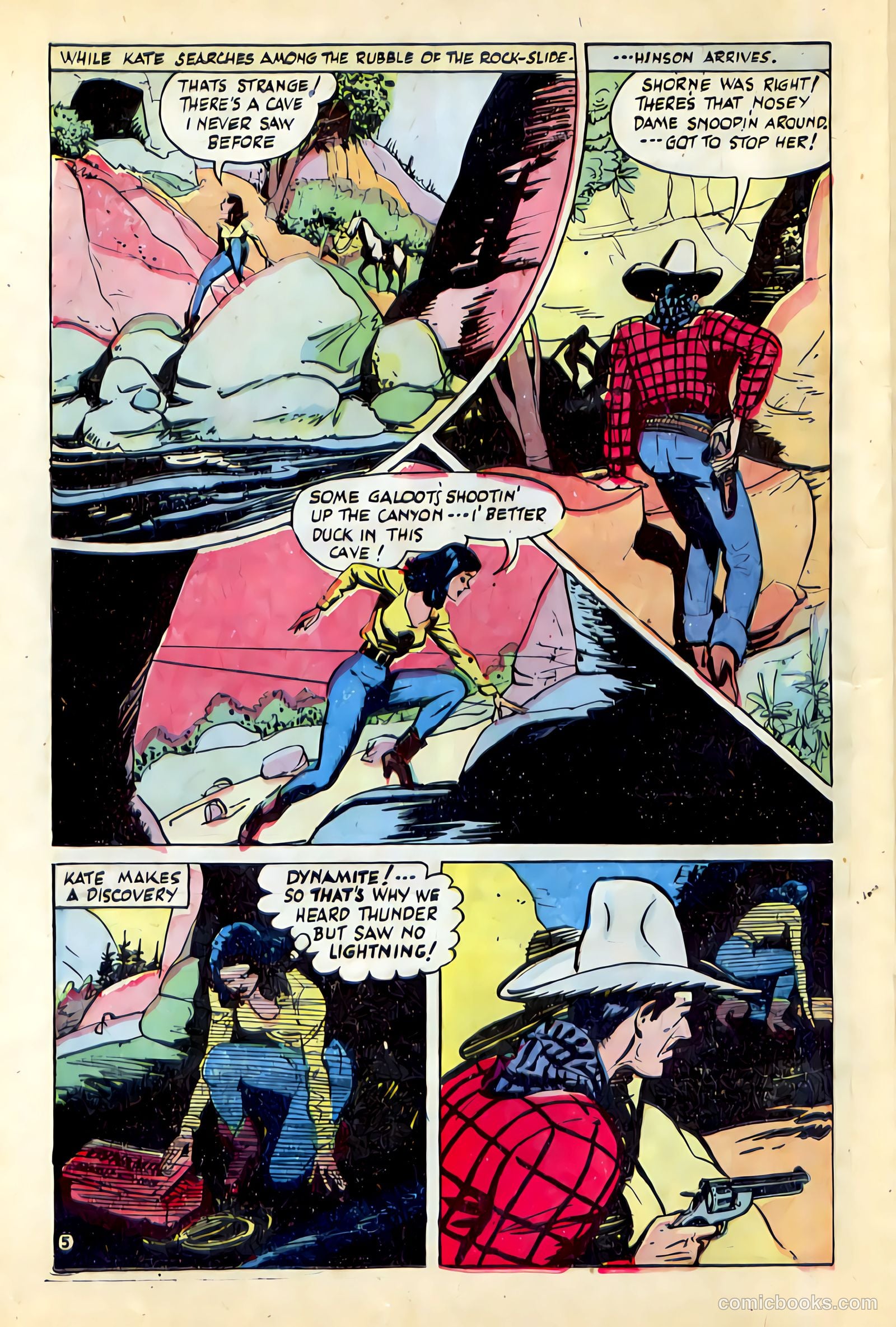 Western Crime Busters #1 (1950) — page 24 of 36