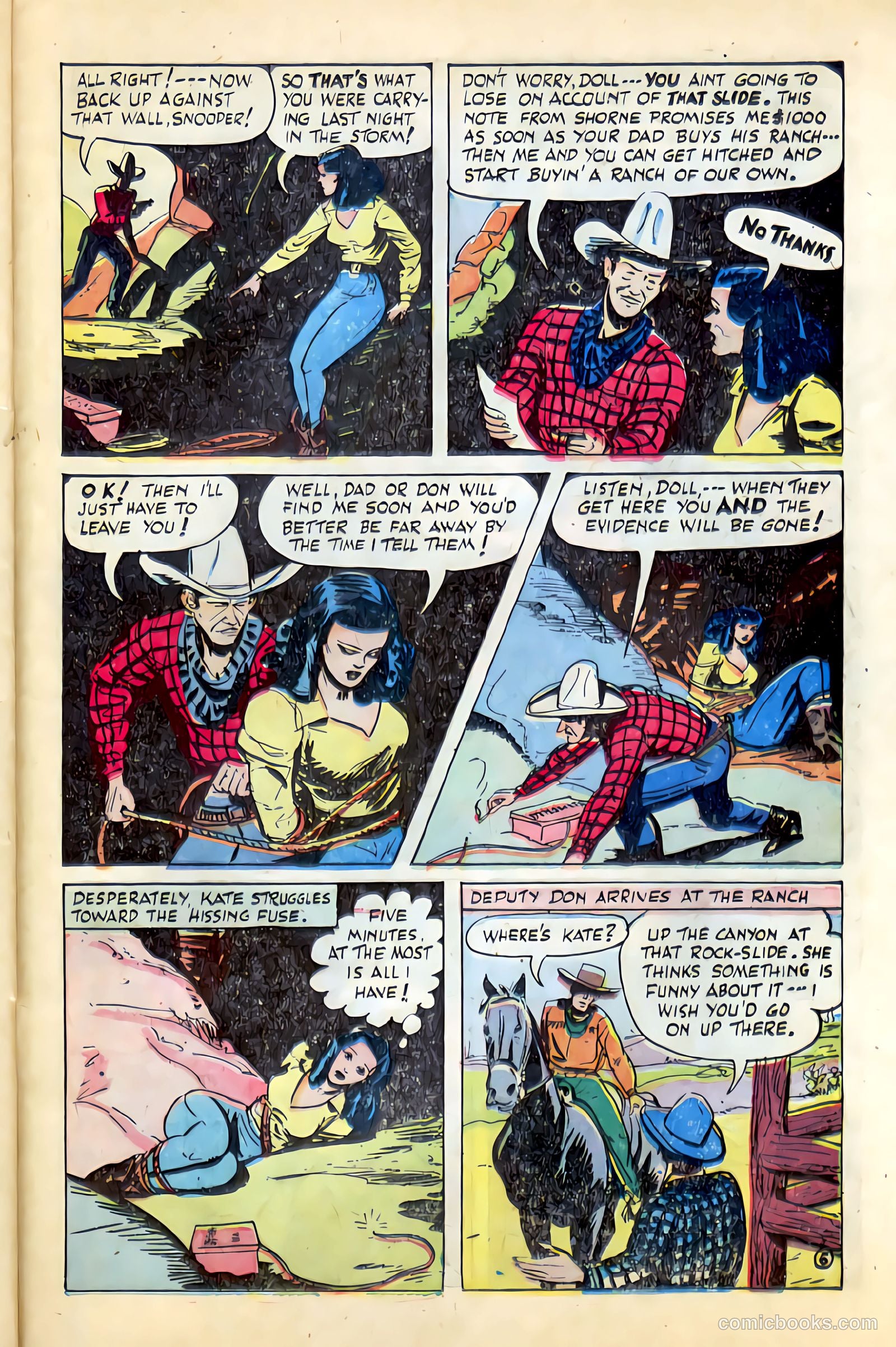 Western Crime Busters #1 (1950) — page 25 of 36