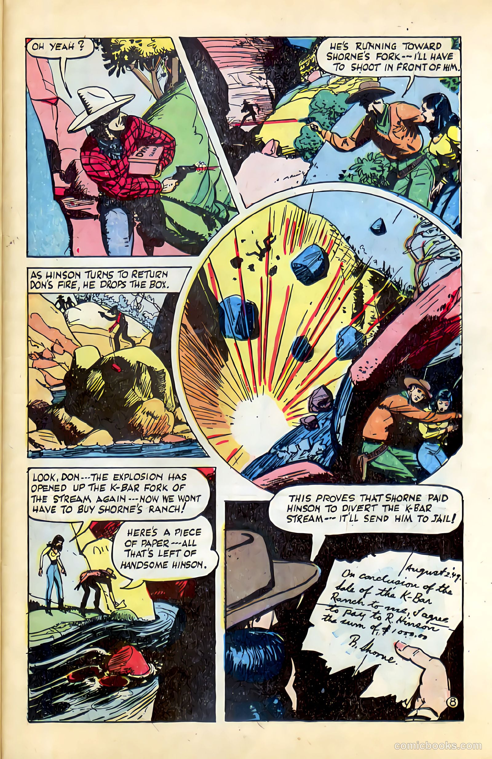 Western Crime Busters #1 (1950) — page 27 of 36