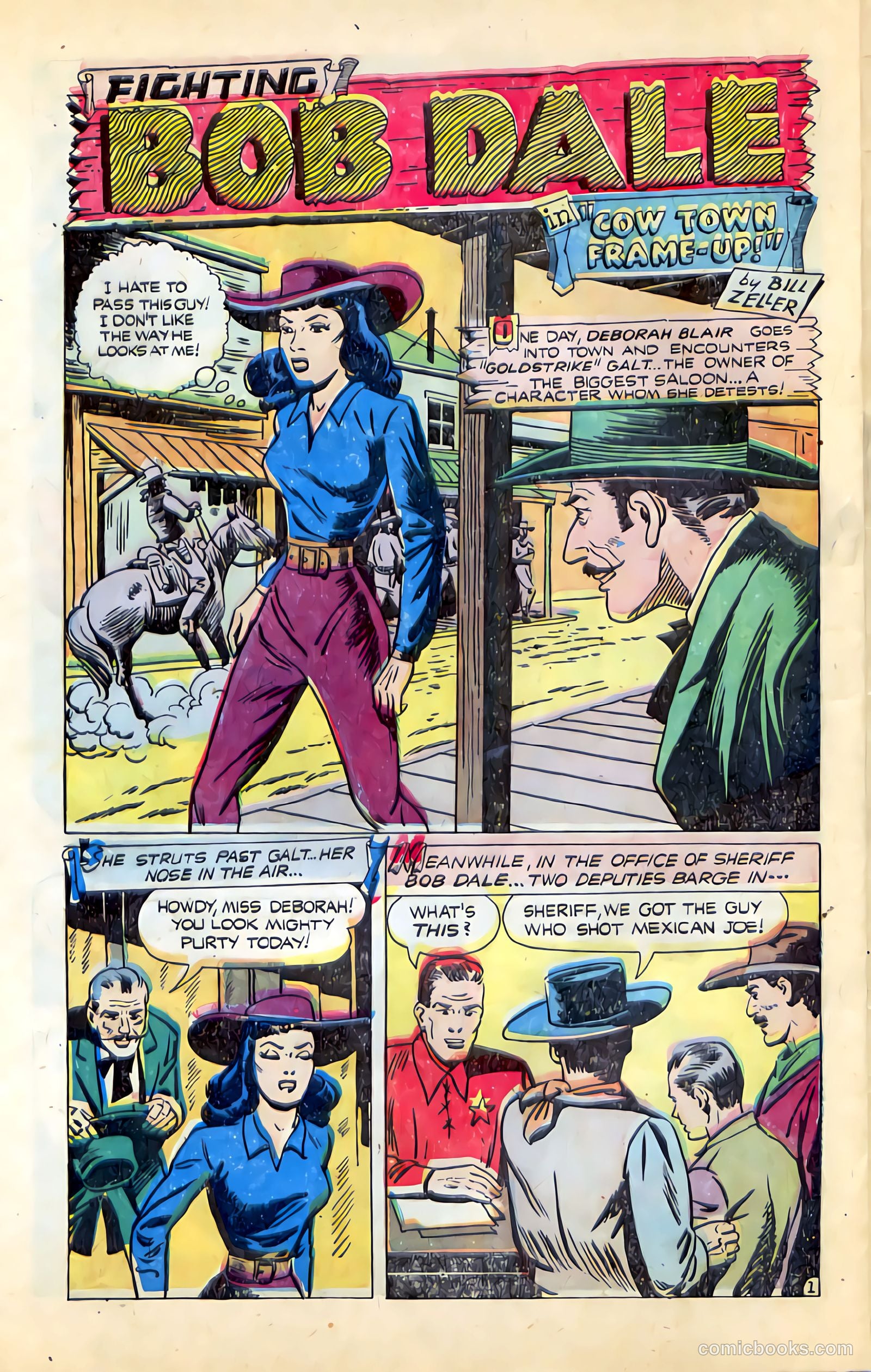 Western Crime Busters #1 (1950) — page 28 of 36