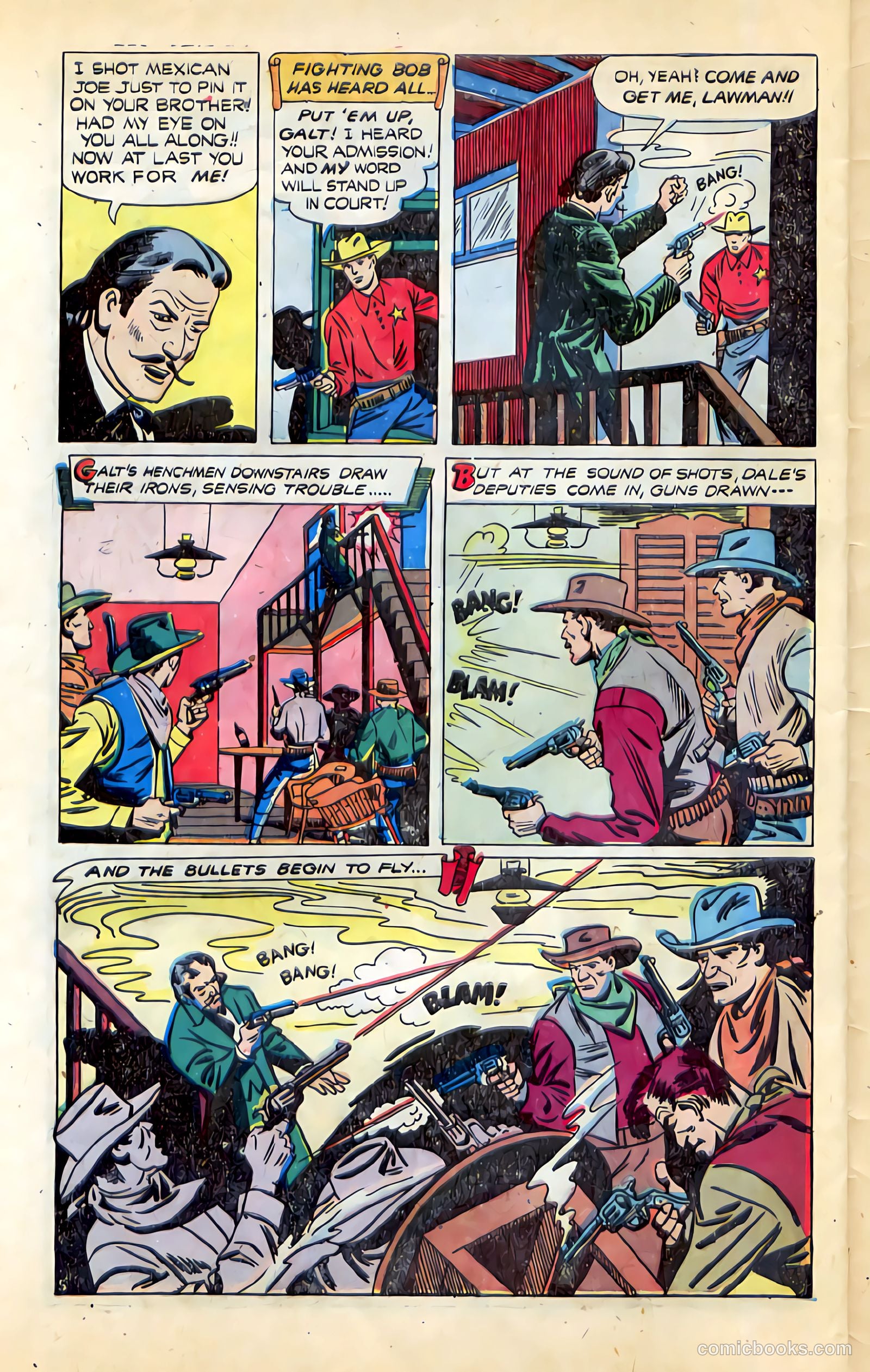 Western Crime Busters #1 (1950) — page 32 of 36