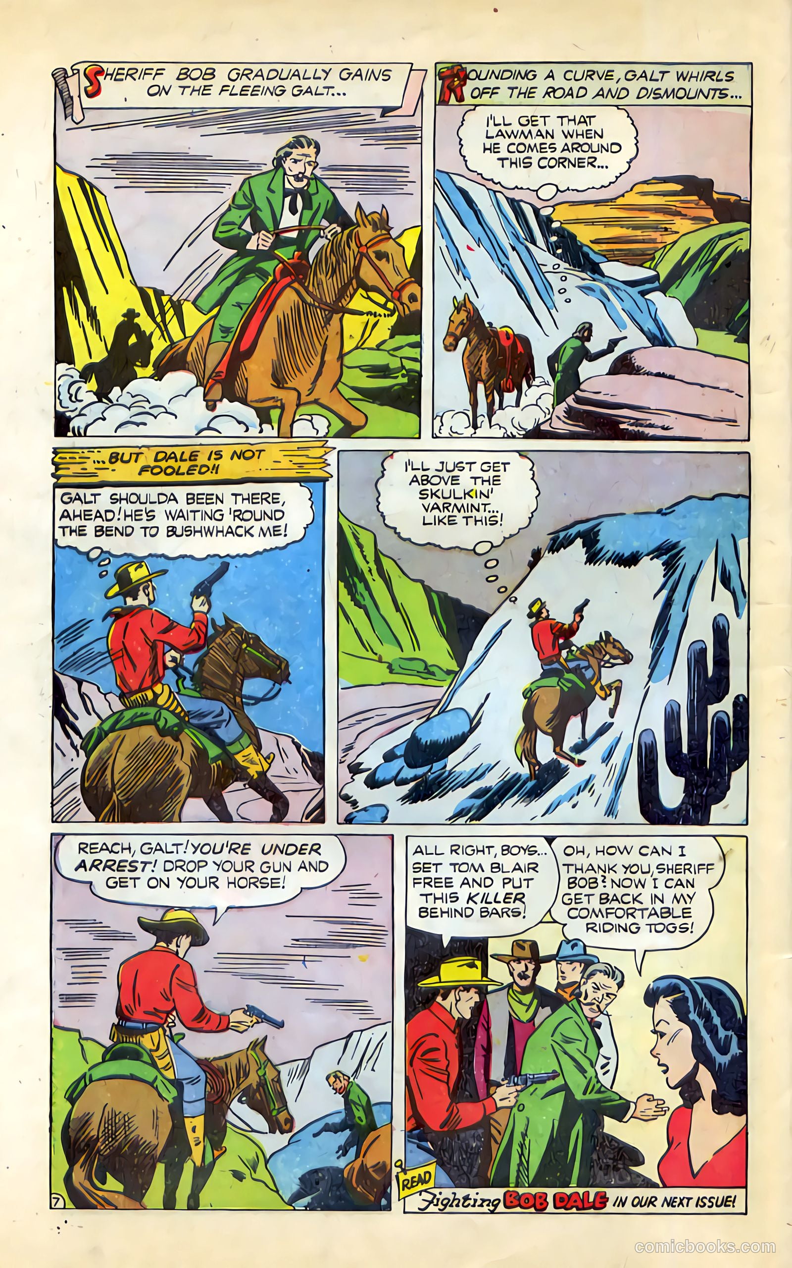 Western Crime Busters #1 (1950) — page 34 of 36