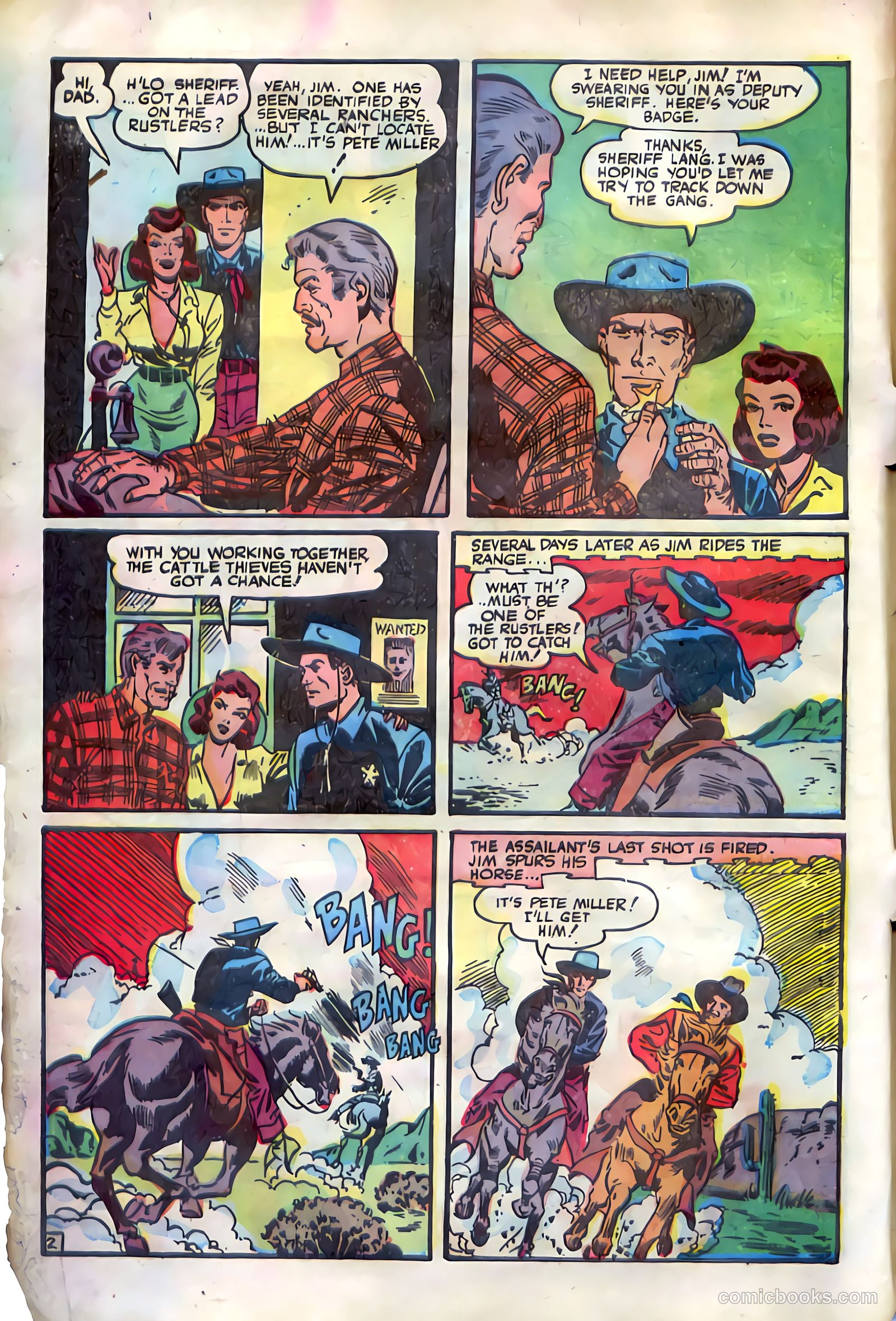 Western Crime Busters #10 (1952) — page 4 of 36