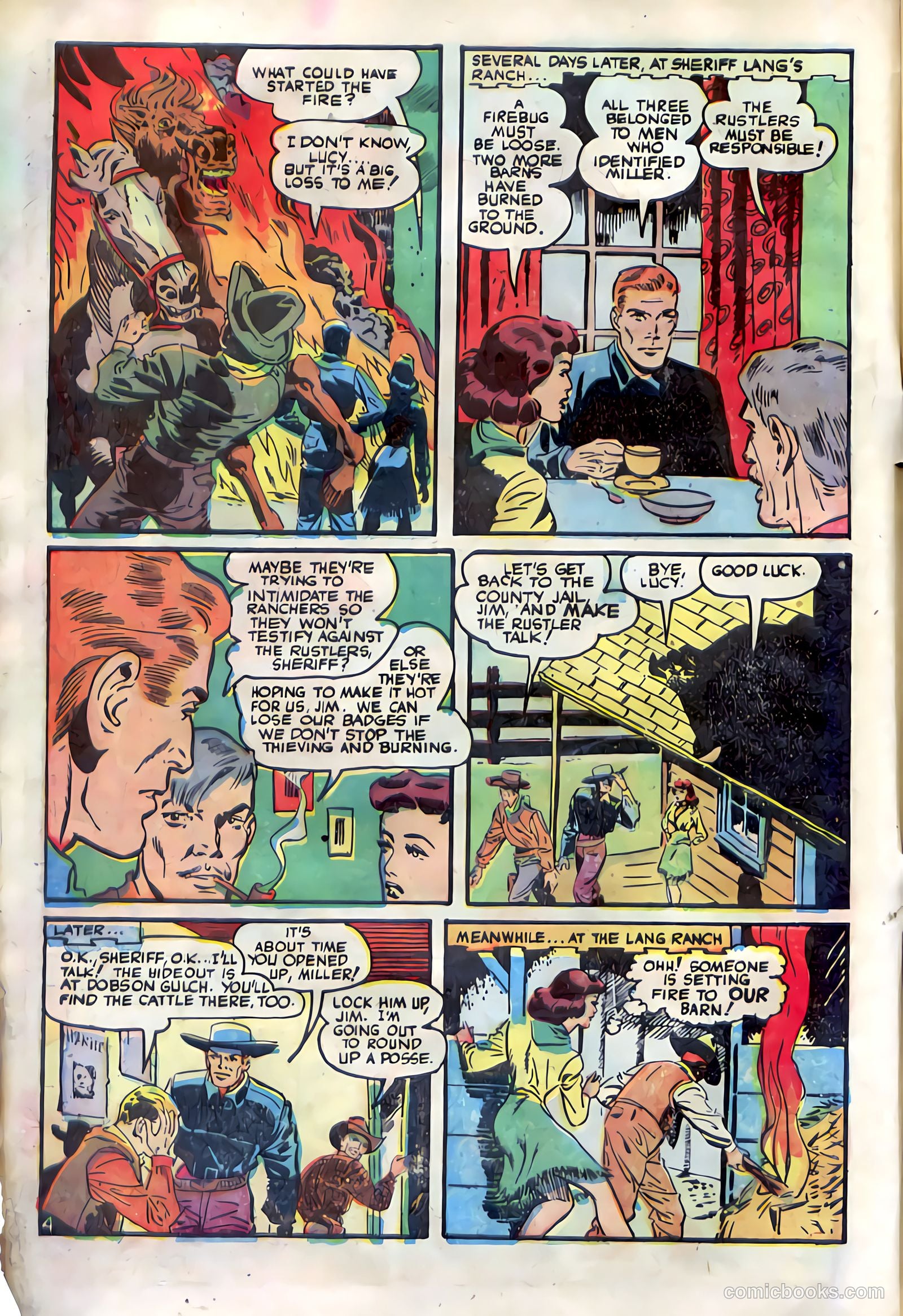 Western Crime Busters #10 (1952) — page 6 of 36