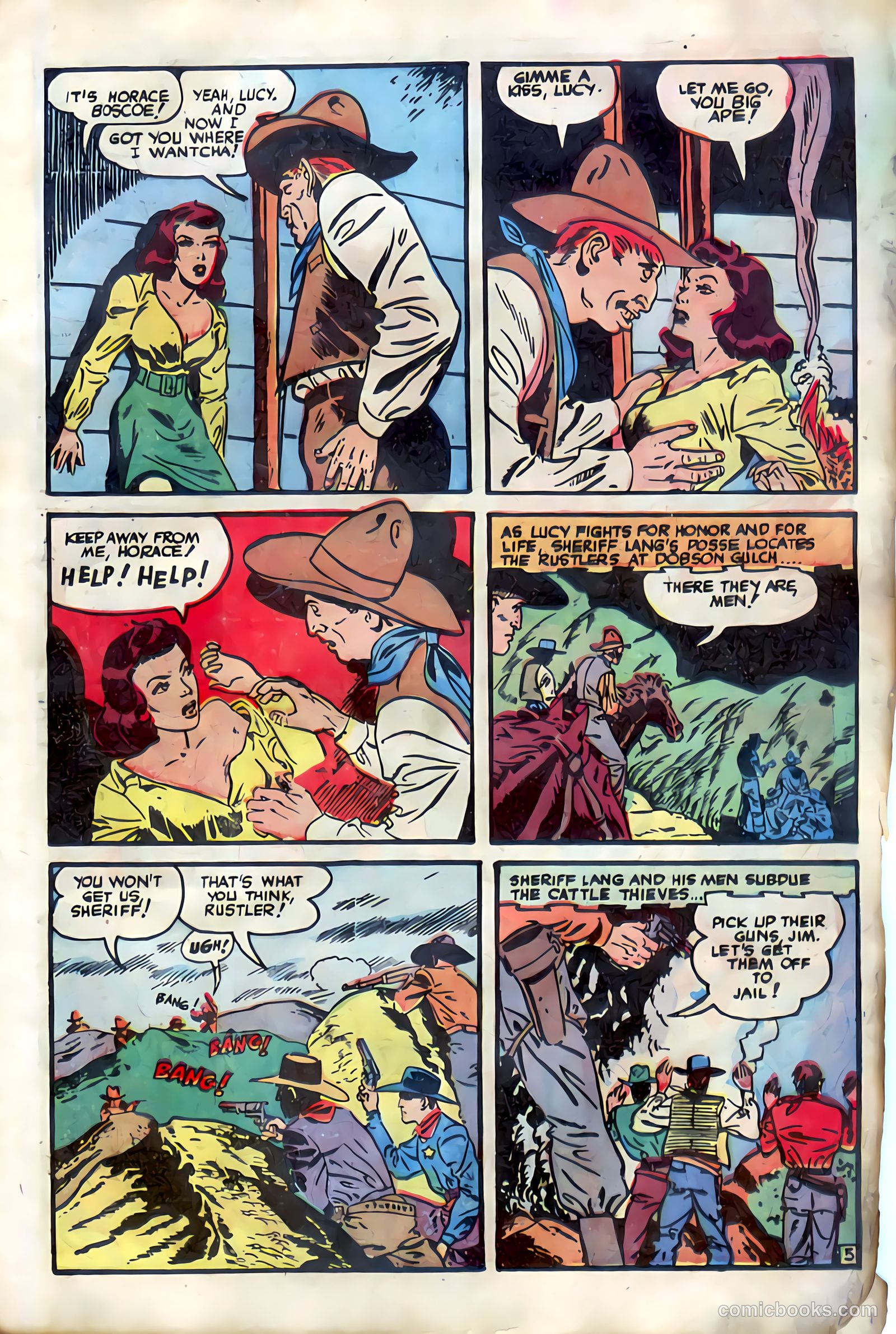 Western Crime Busters #10 (1952) — page 7 of 36