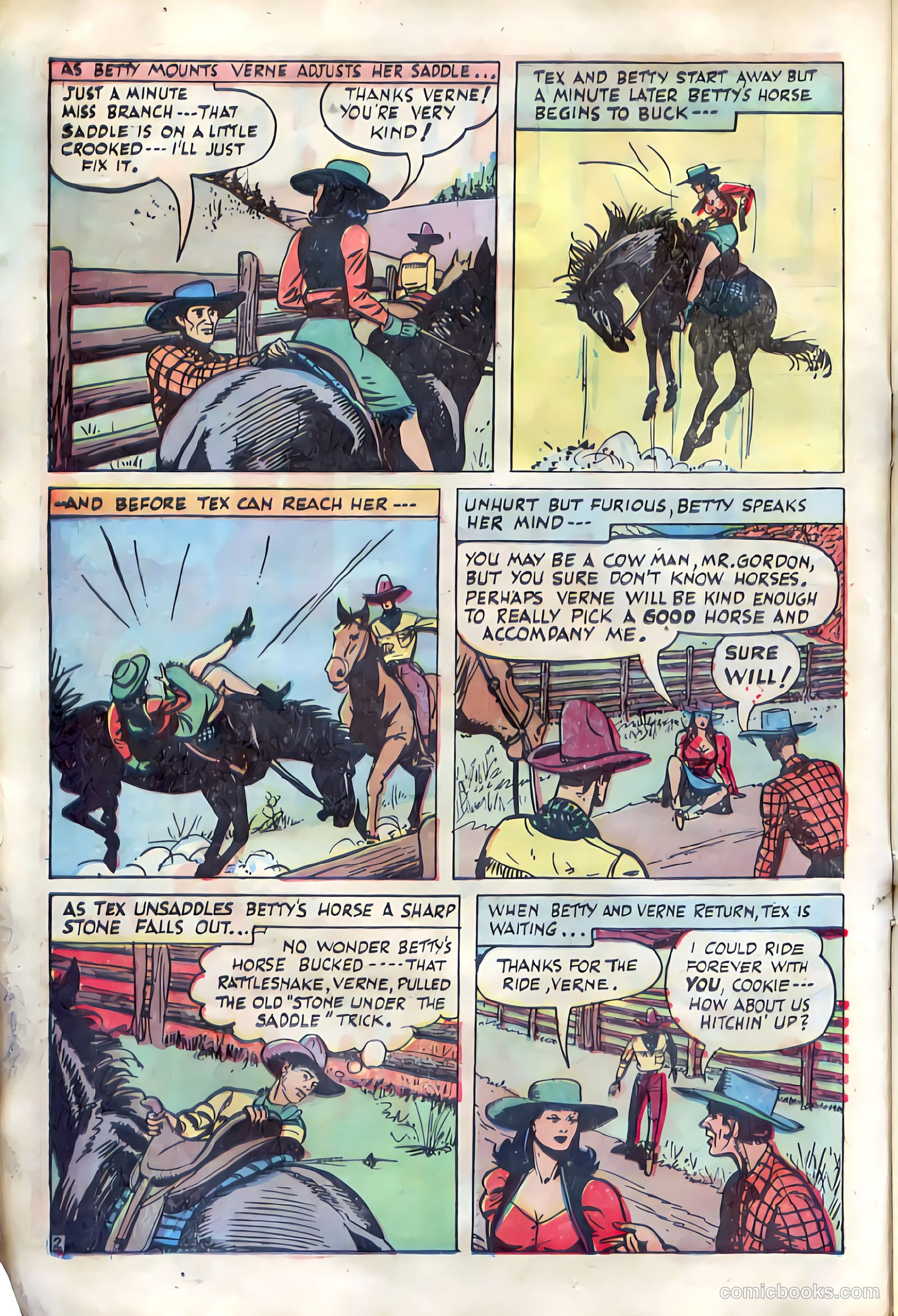 Western Crime Busters #10 (1952) — page 12 of 36