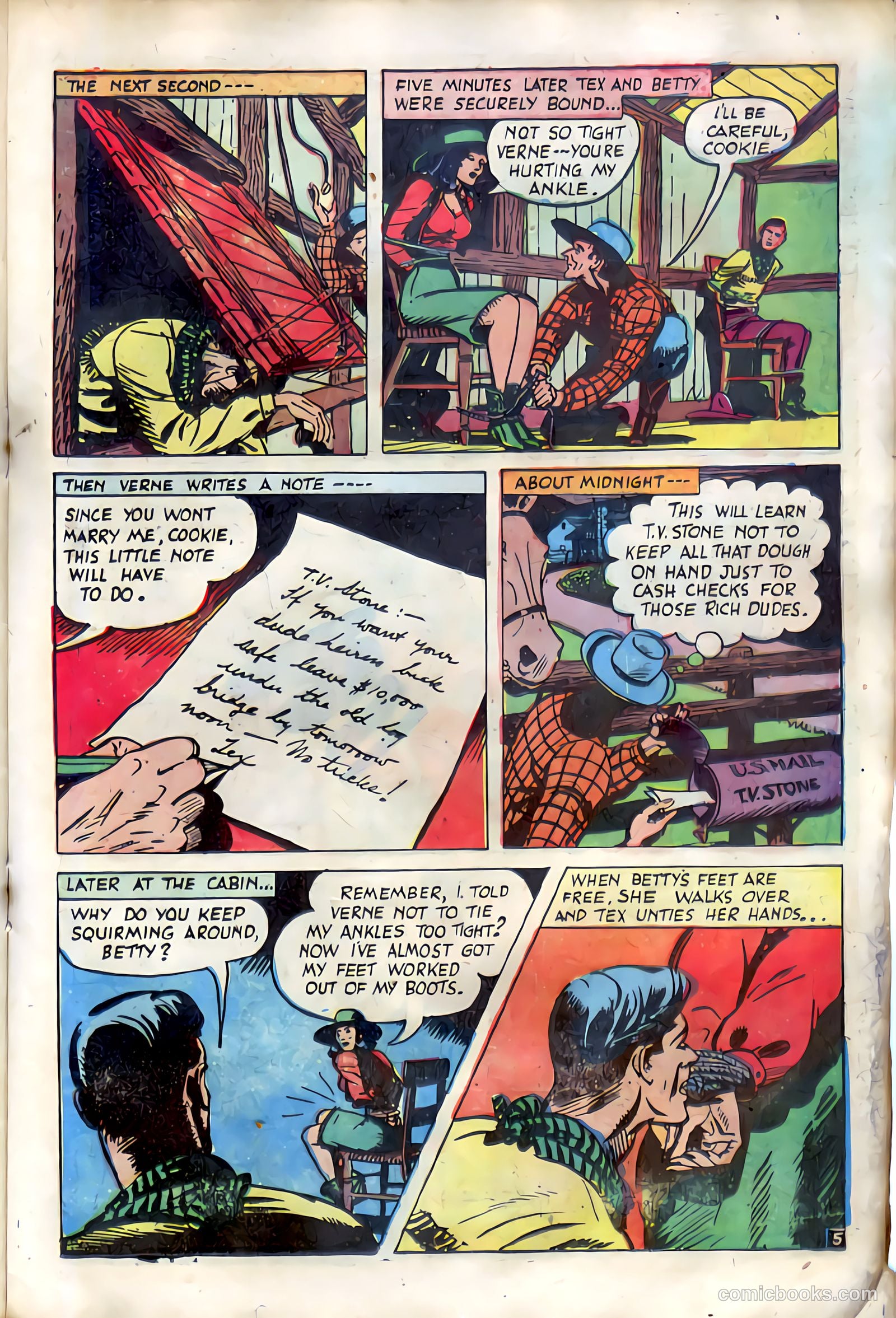 Western Crime Busters #10 (1952) — page 15 of 36