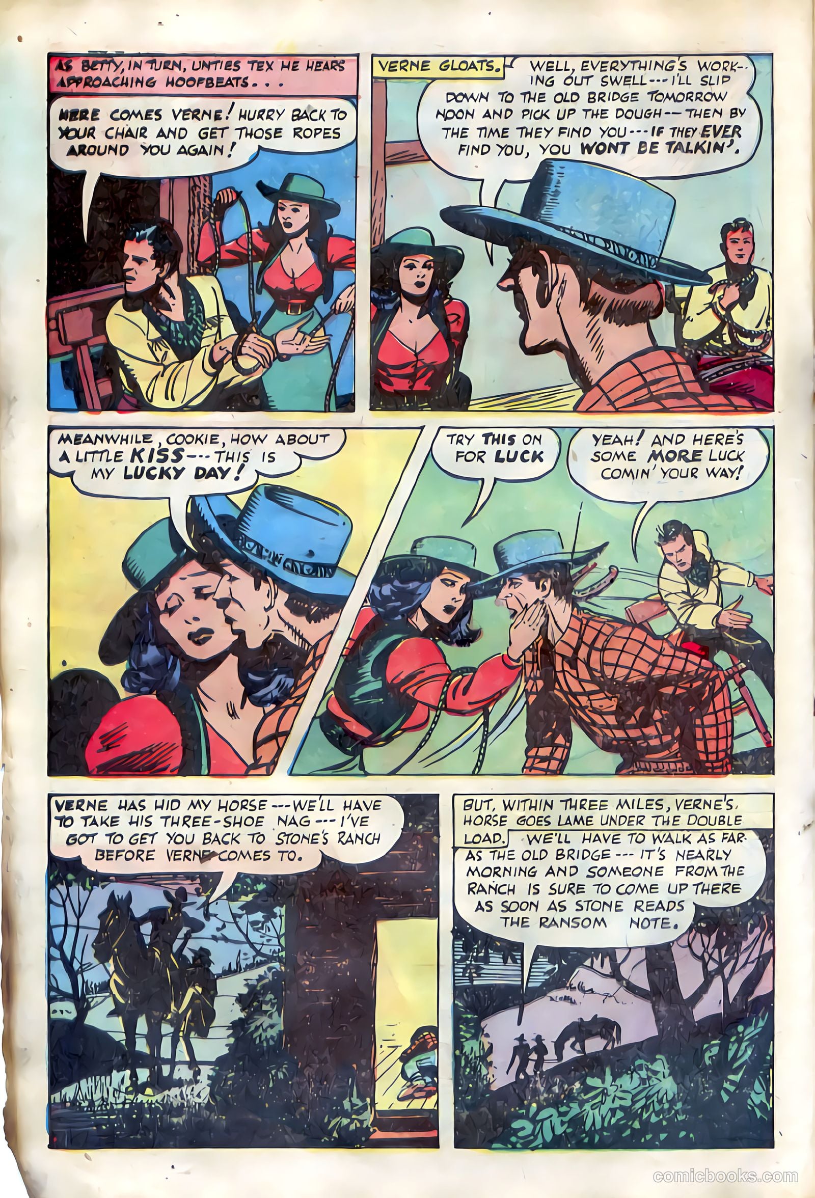 Western Crime Busters #10 (1952) — page 16 of 36