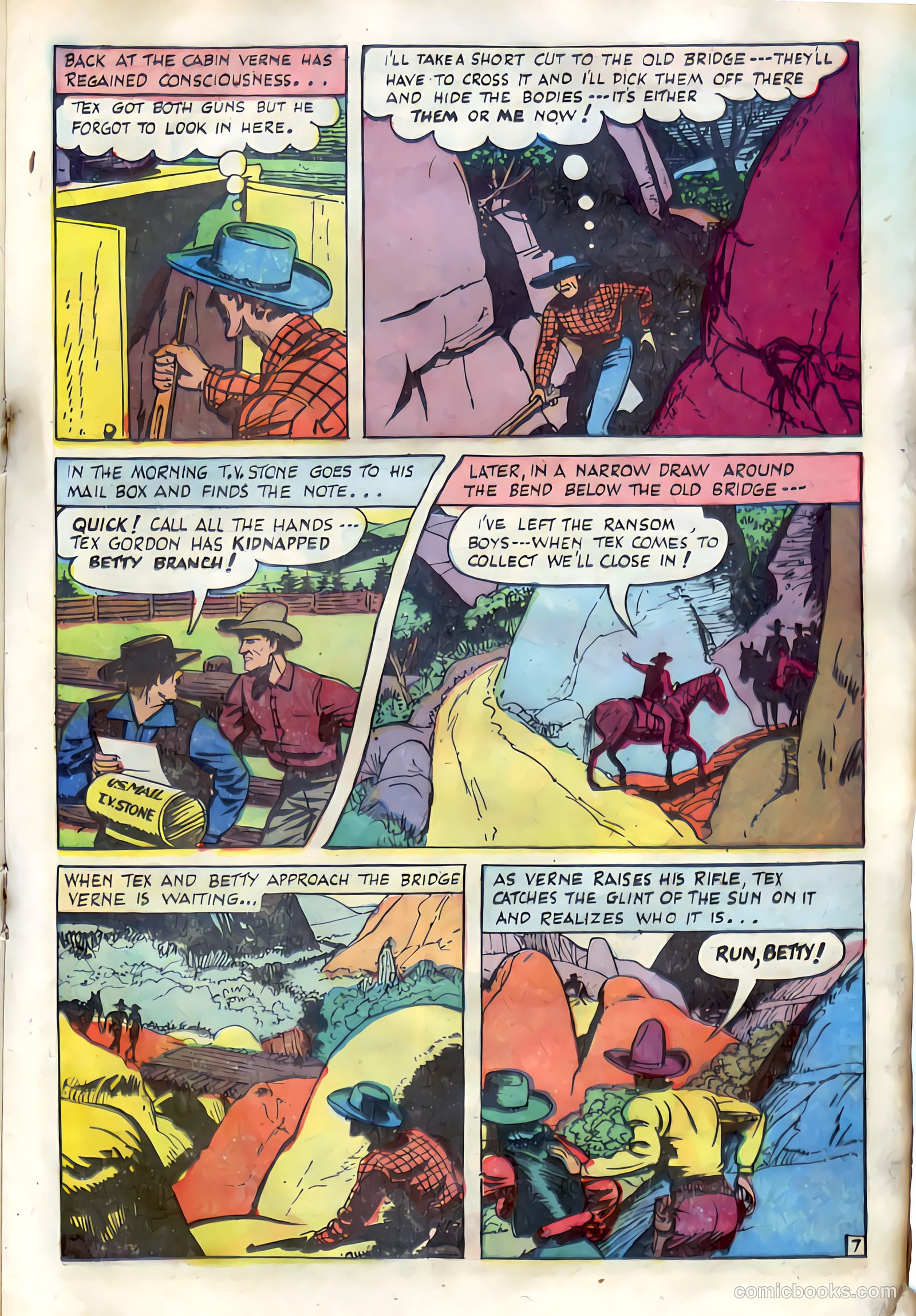 Western Crime Busters #10 (1952) — page 17 of 36