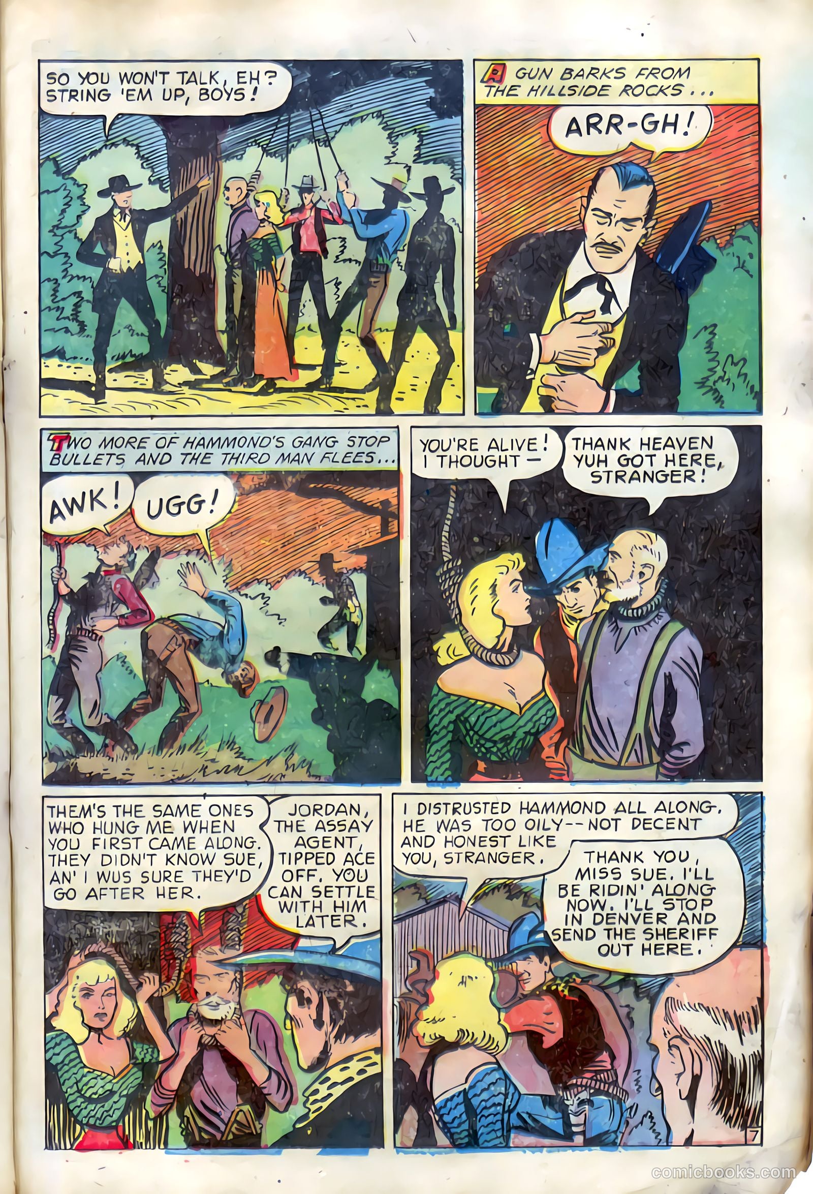 Western Crime Busters #10 (1952) — page 25 of 36