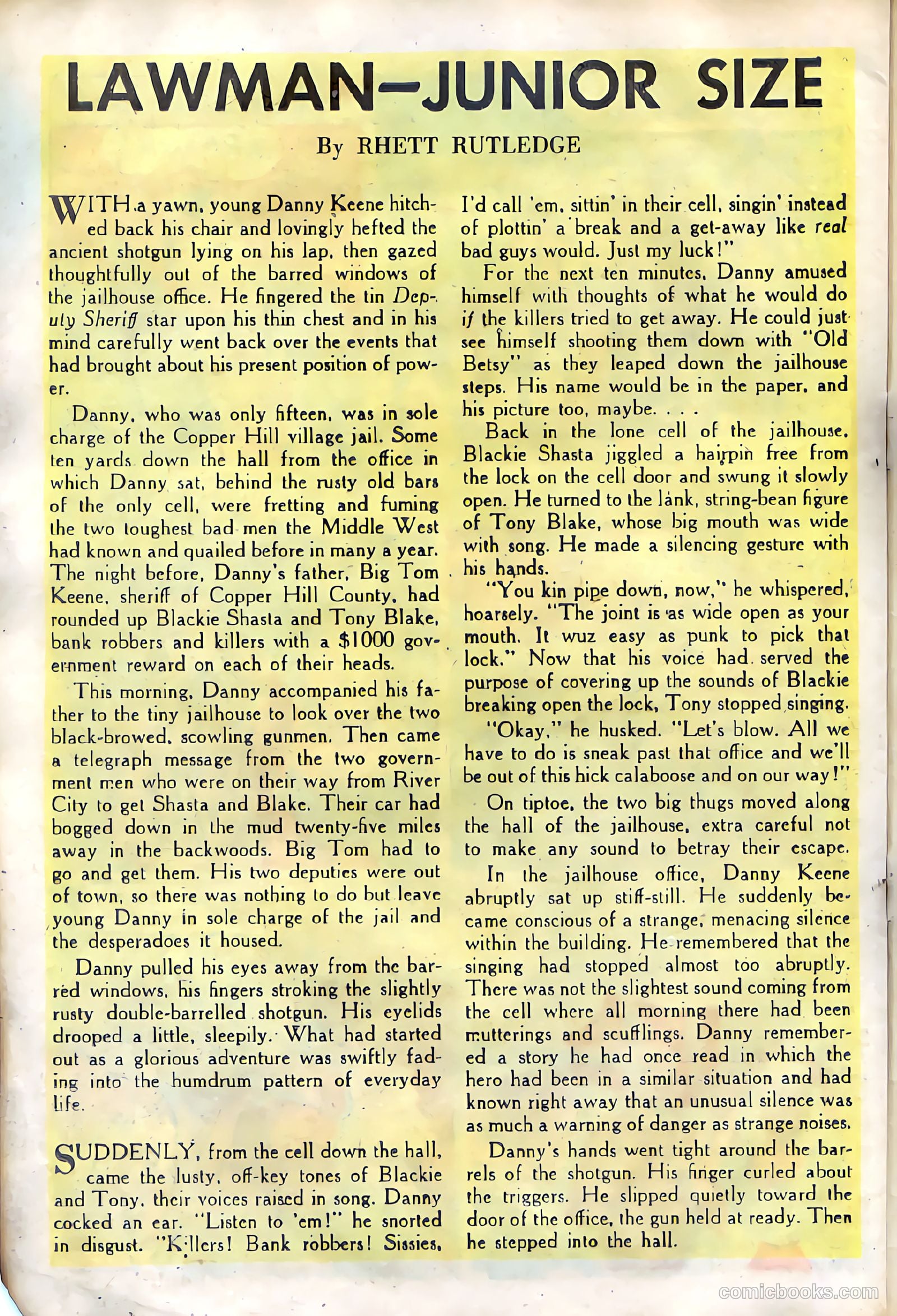 Western Crime Busters #10 (1952) — page 26 of 36