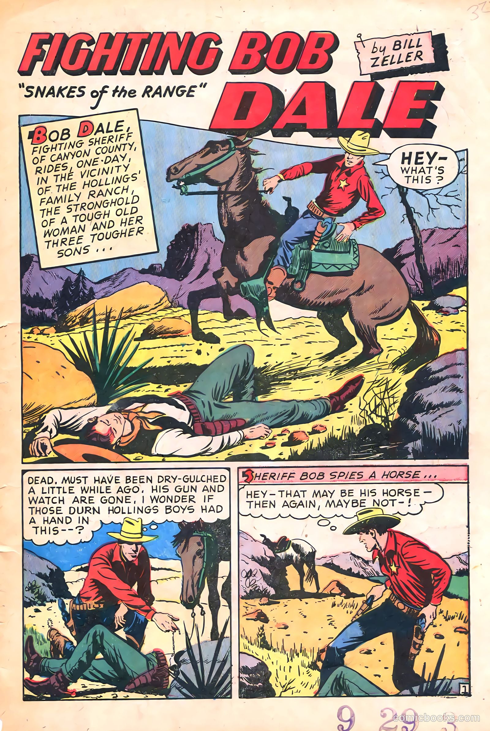 Western Crime Busters #2 (1950) — page 3 of 36