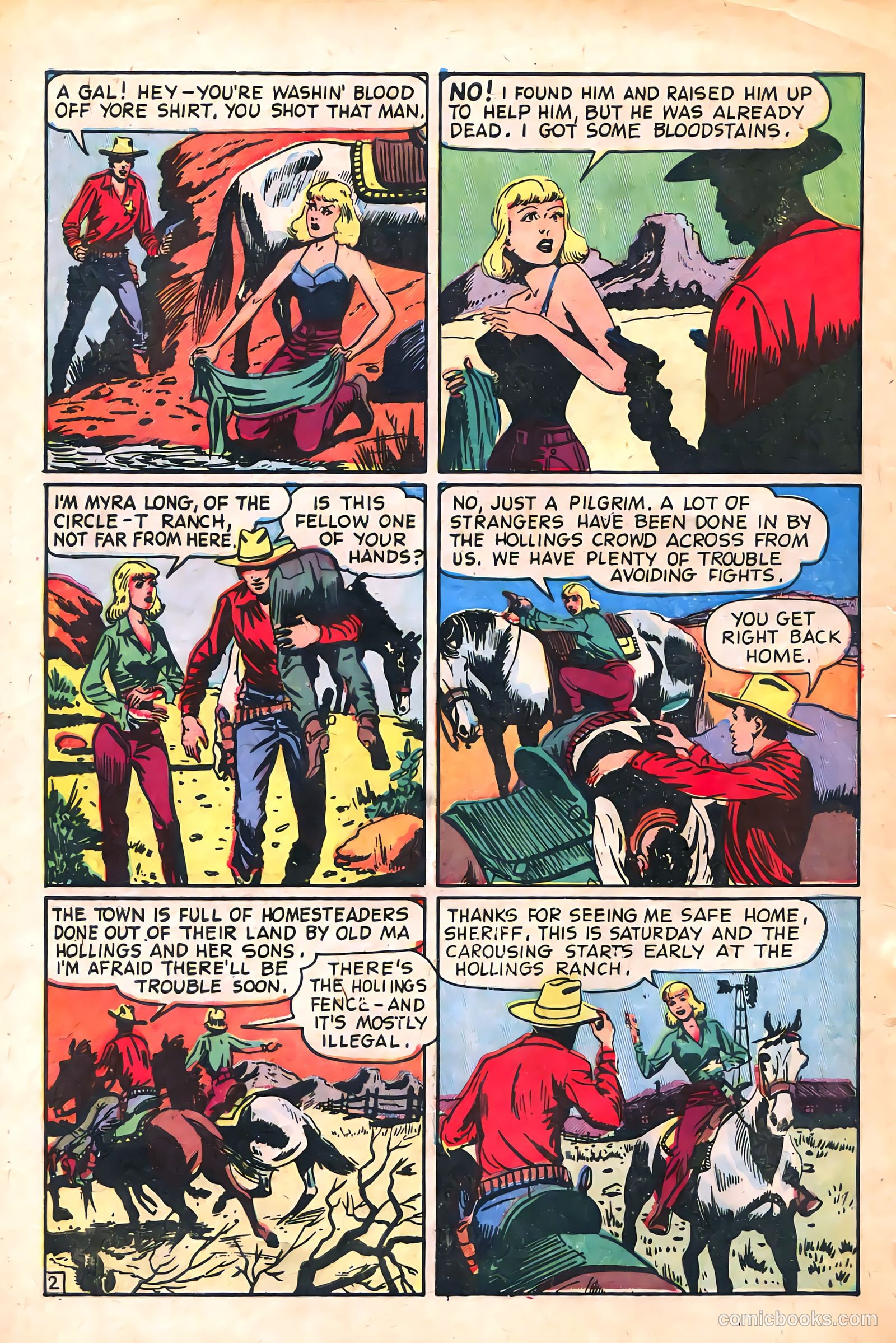 Western Crime Busters #2 (1950) — page 4 of 36