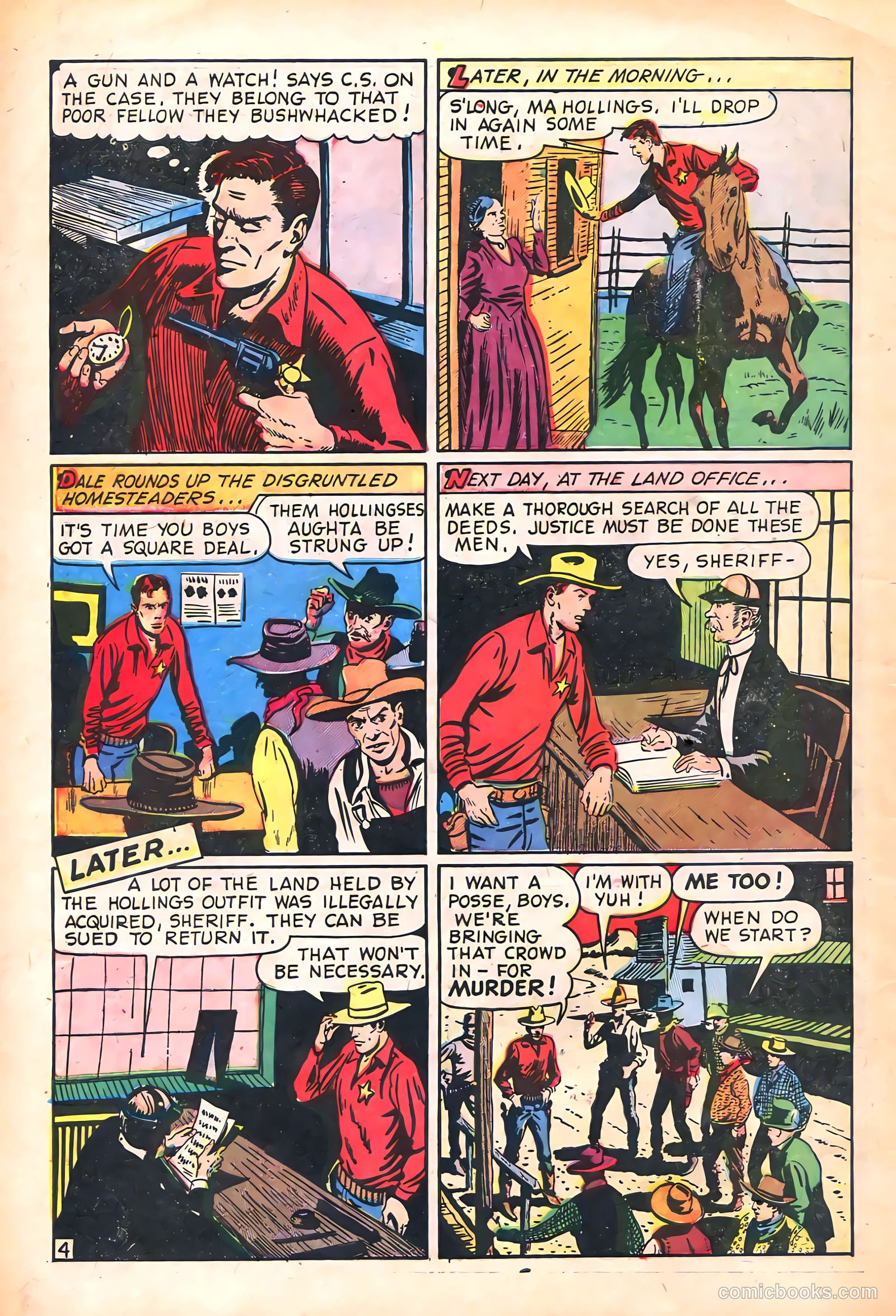 Western Crime Busters #2 (1950) — page 6 of 36
