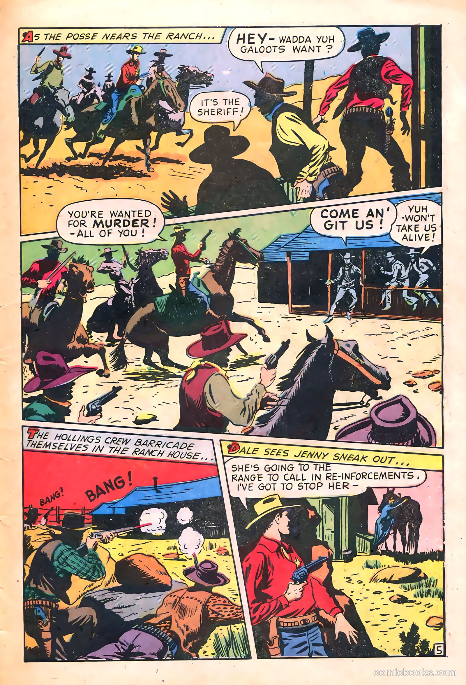 Western Crime Busters #2 (1950) — page 7 of 36