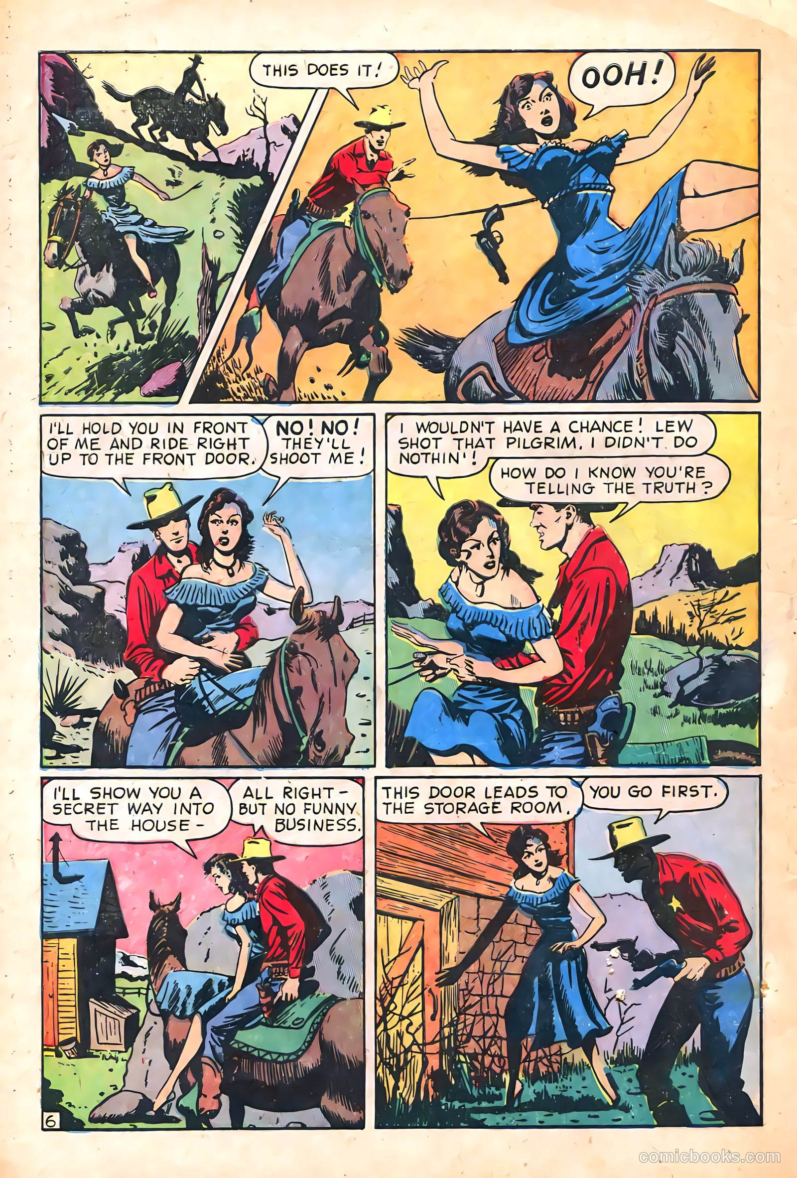 Western Crime Busters #2 (1950) — page 8 of 36