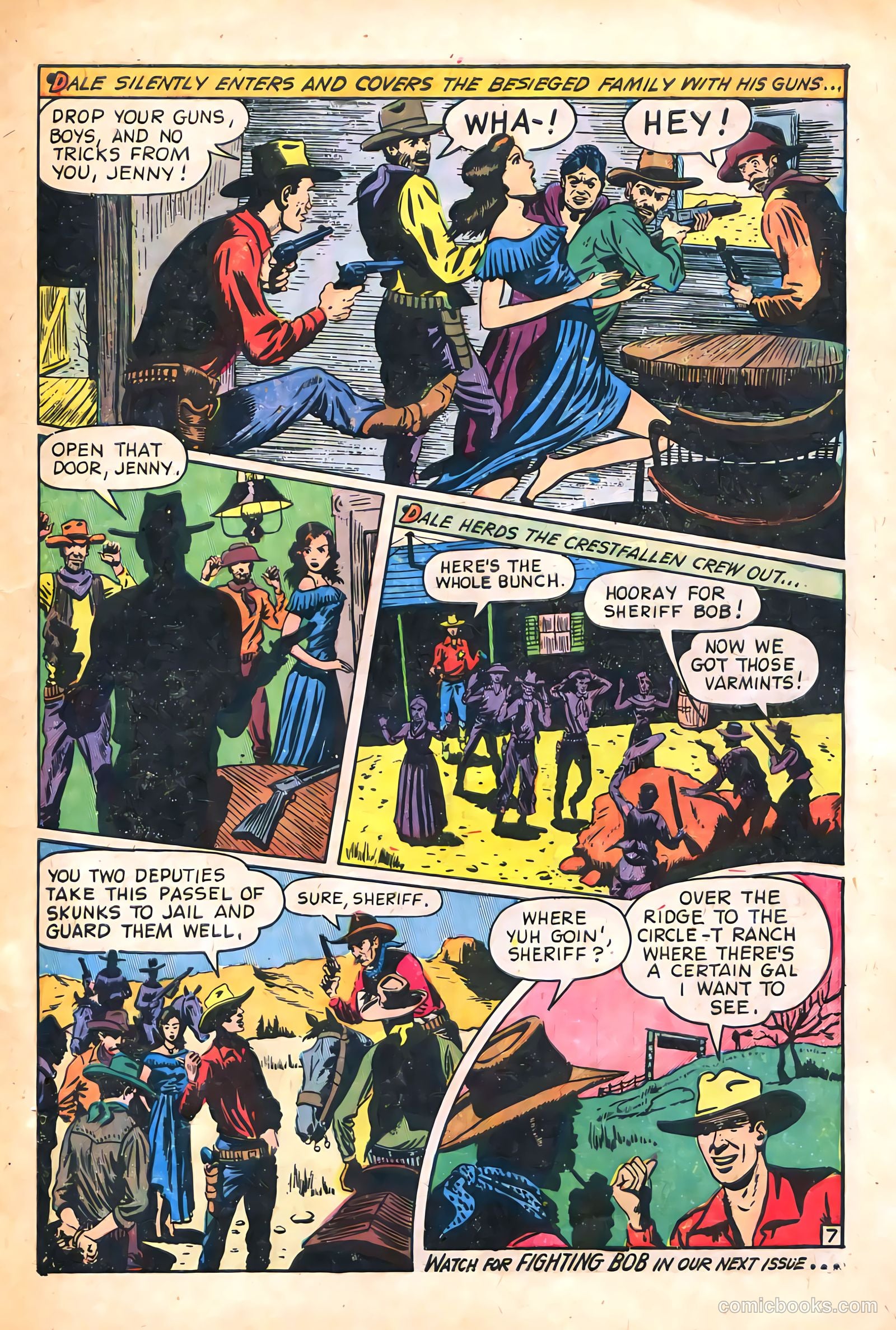 Western Crime Busters #2 (1950) — page 9 of 36