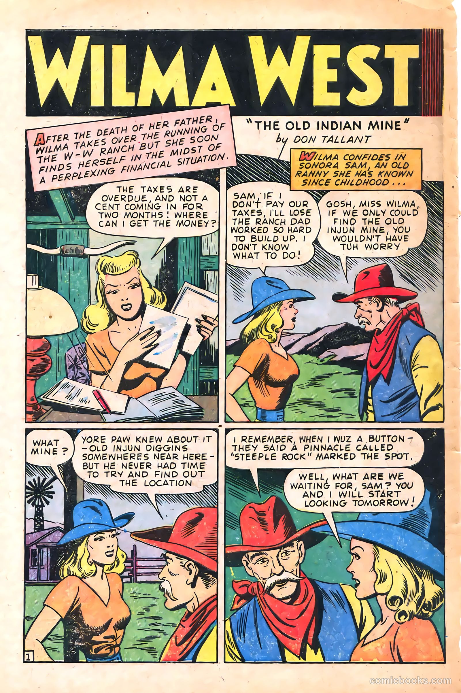 Western Crime Busters #2 (1950) — page 28 of 36