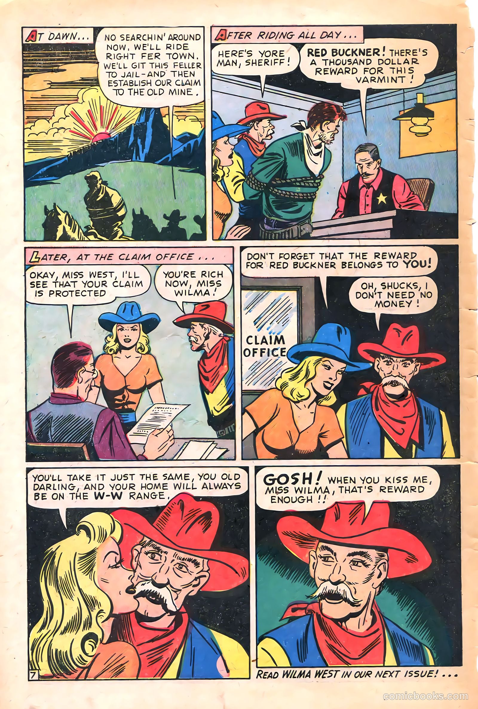 Western Crime Busters #2 (1950) — page 34 of 36