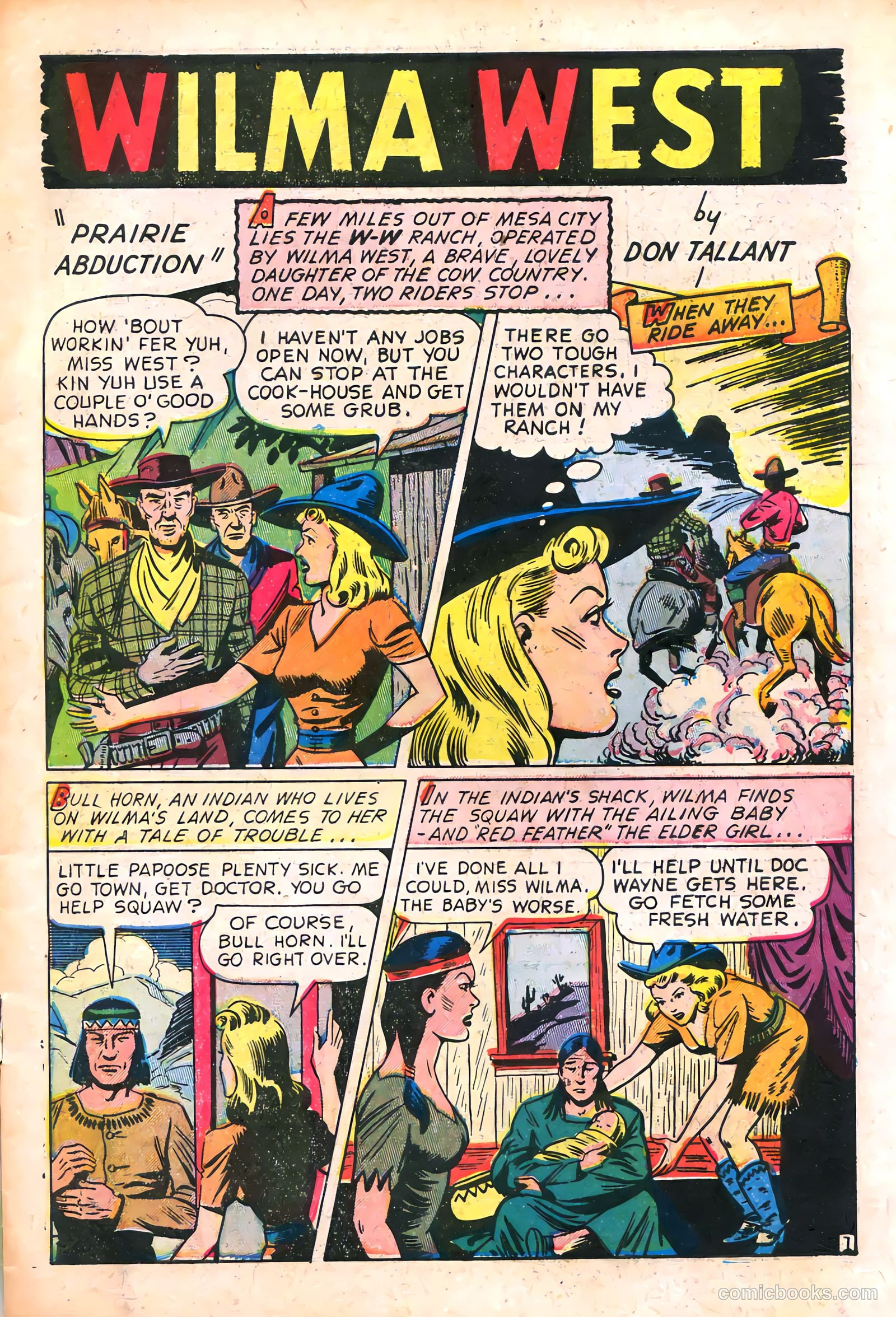 Western Crime Busters #3 (1951) — page 3 of 36