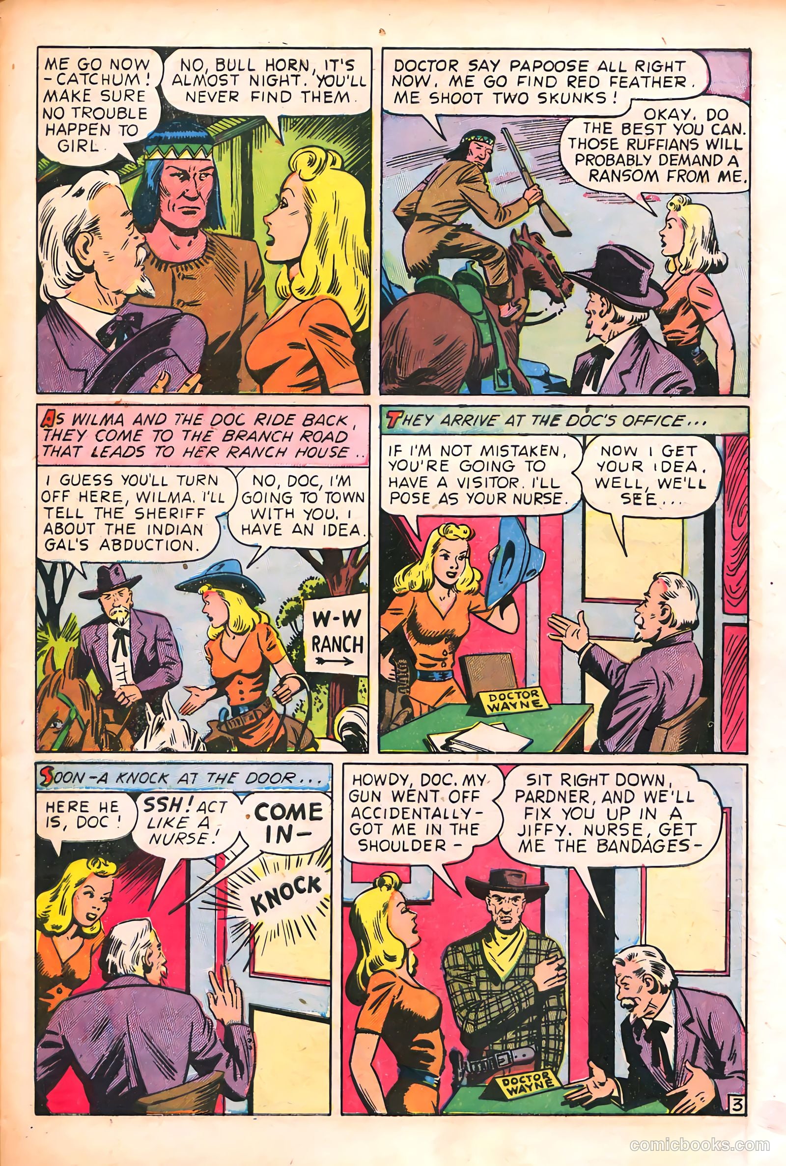 Western Crime Busters #3 (1951) — page 5 of 36