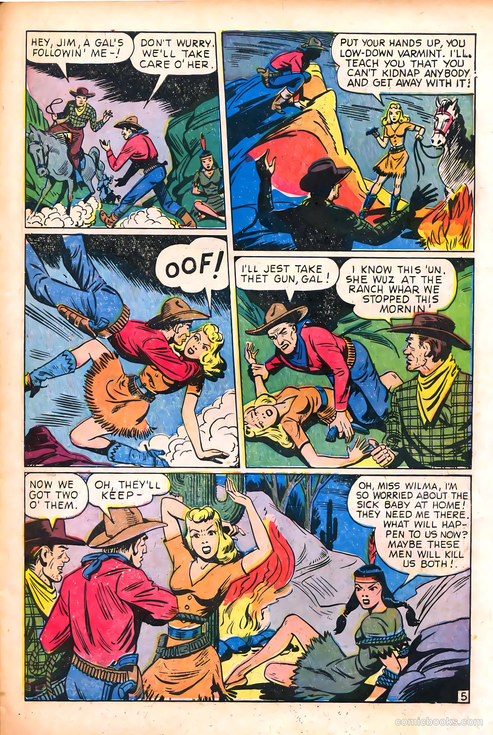 Western Crime Busters #3 (1951) — page 7 of 36
