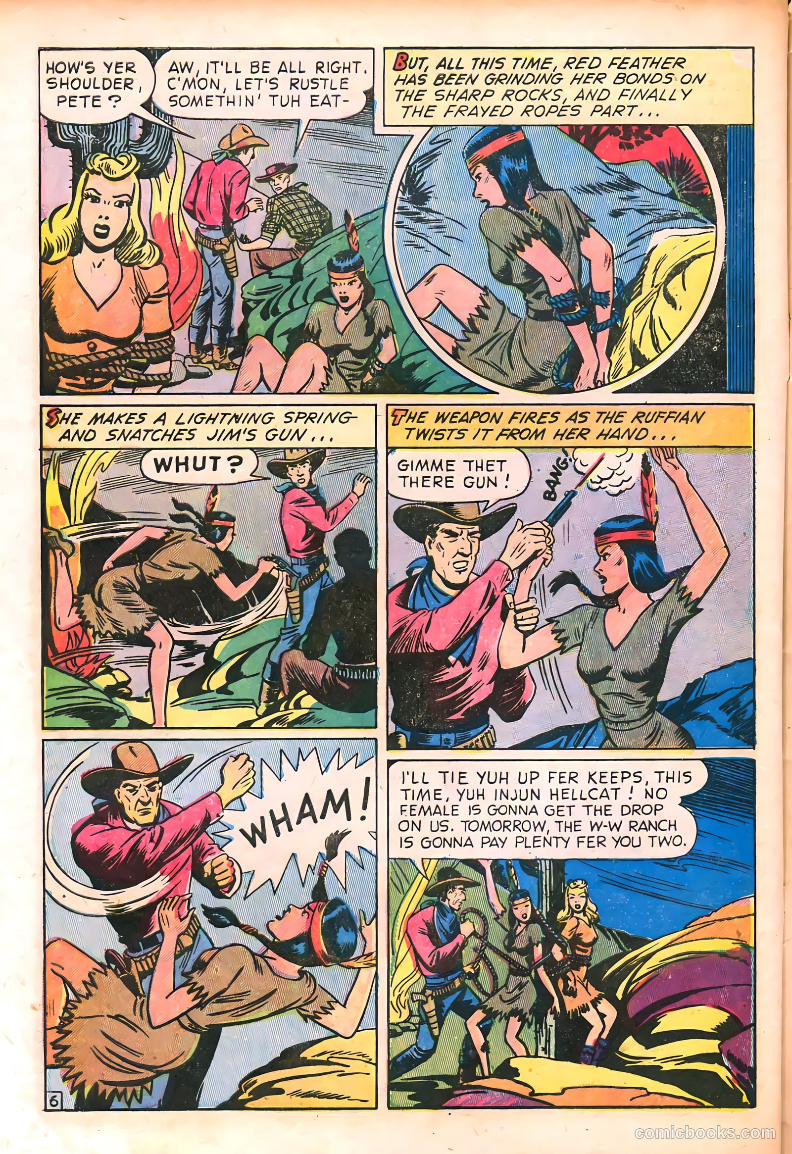 Western Crime Busters #3 (1951) — page 8 of 36