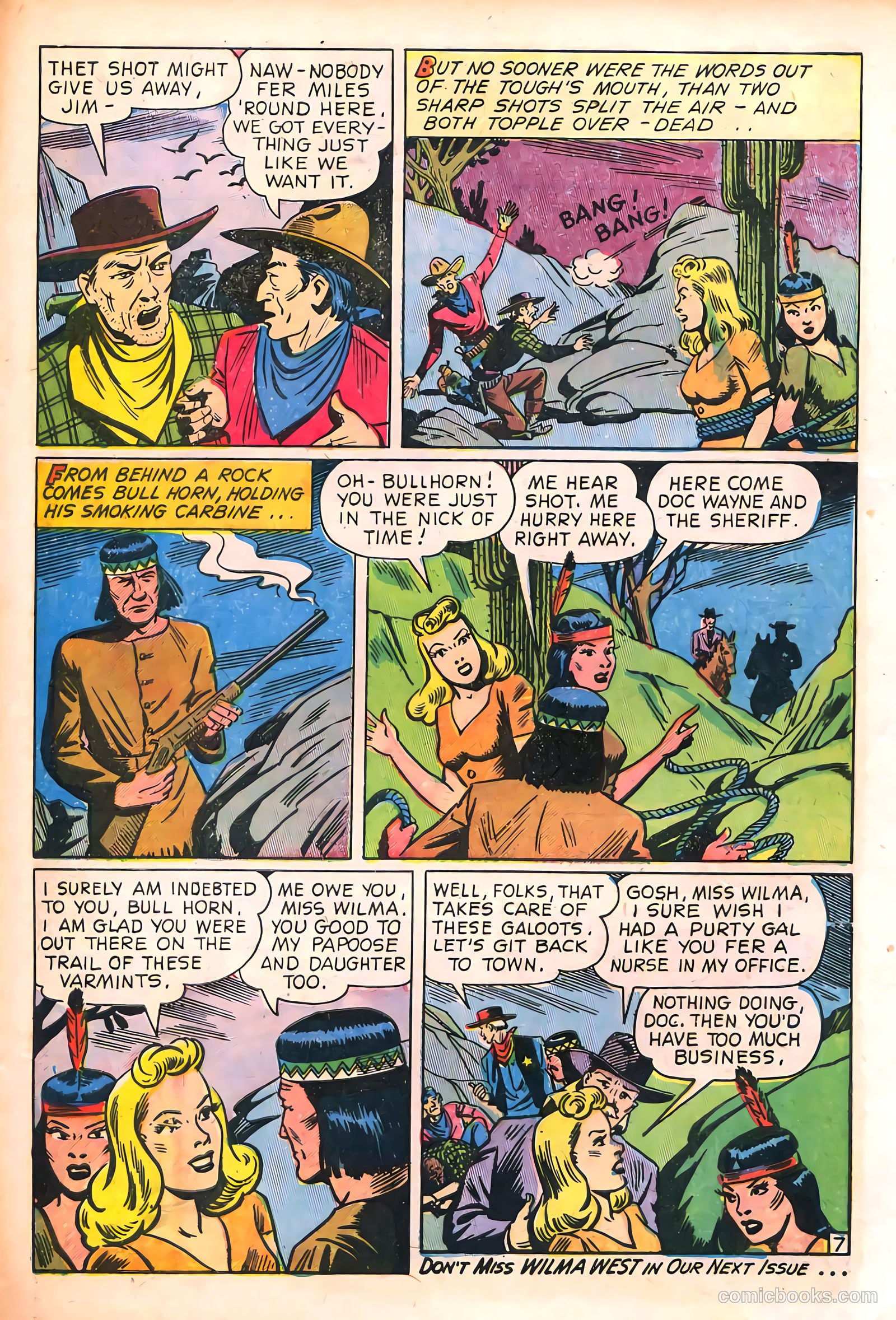 Western Crime Busters #3 (1951) — page 9 of 36