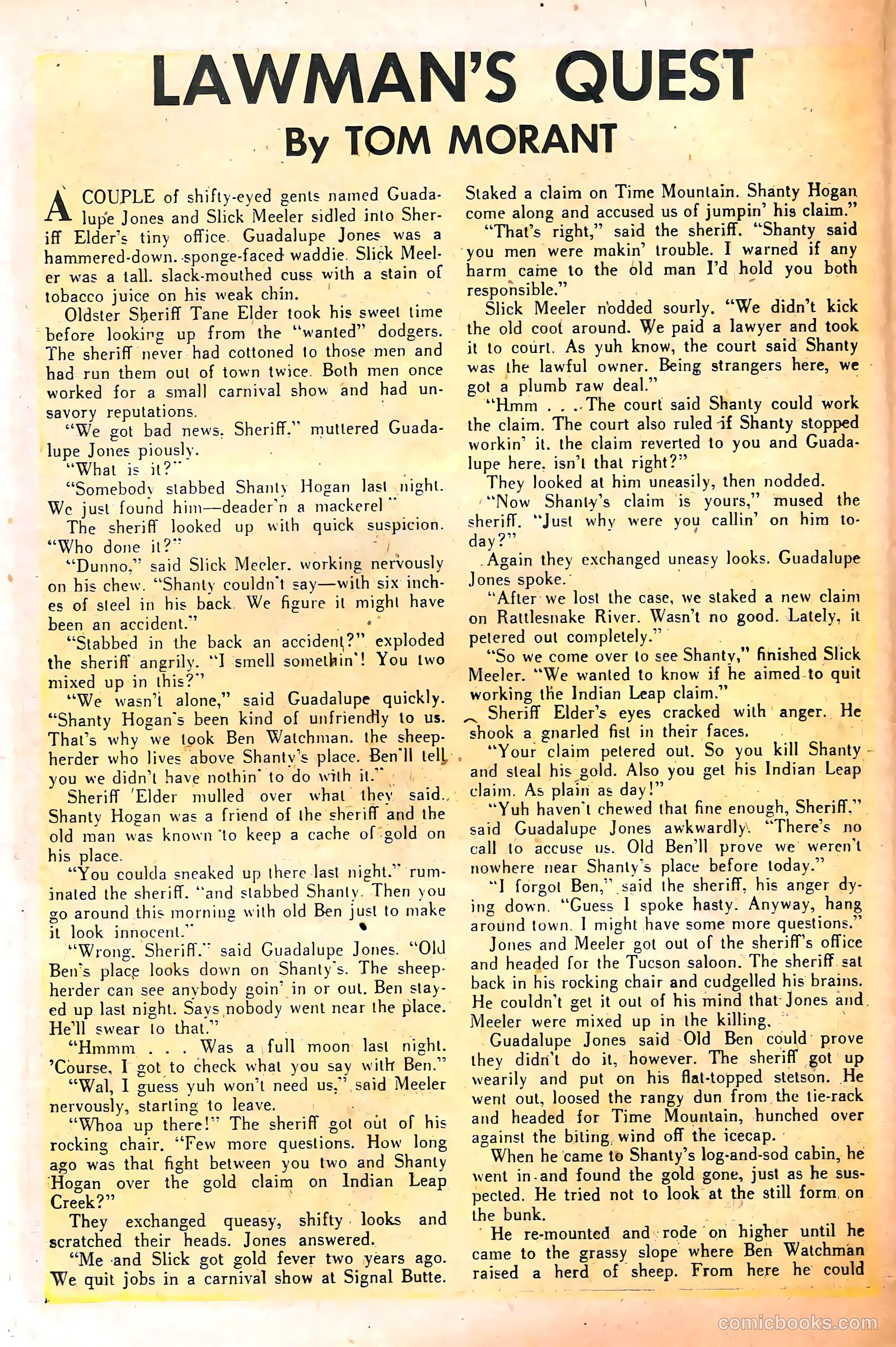 Western Crime Busters #3 (1951) — page 26 of 36
