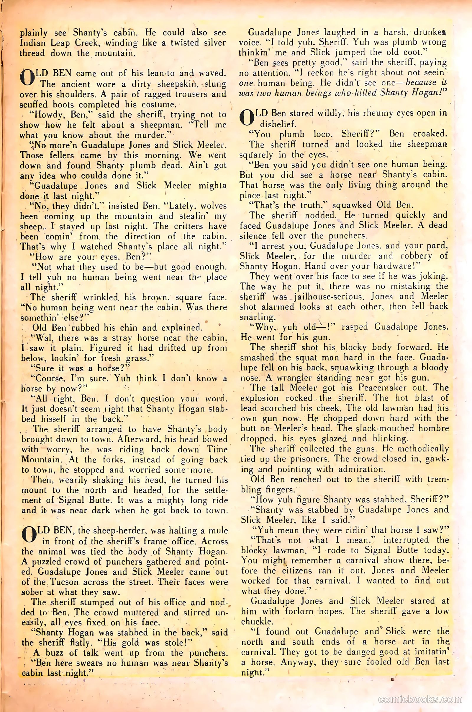 Western Crime Busters #3 (1951) — page 27 of 36
