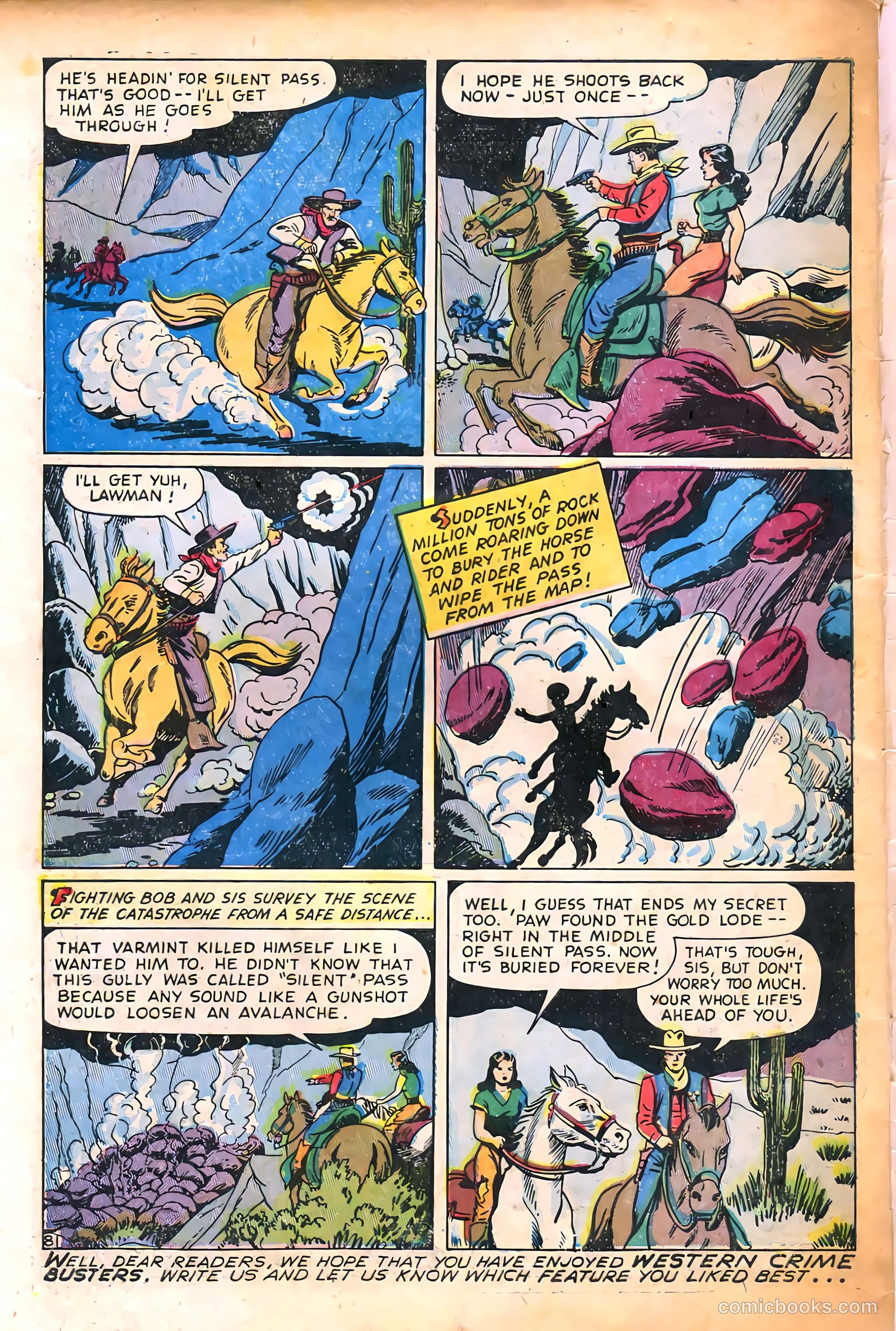 Western Crime Busters #3 (1951) — page 34 of 36