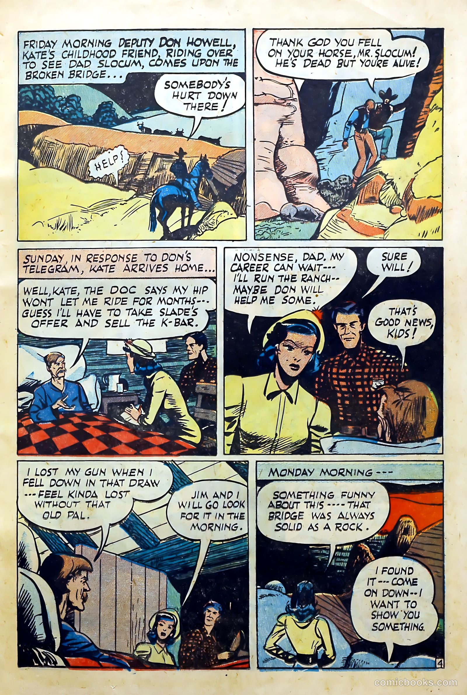 Western Crime Busters #4 (1951) — page 13 of 36