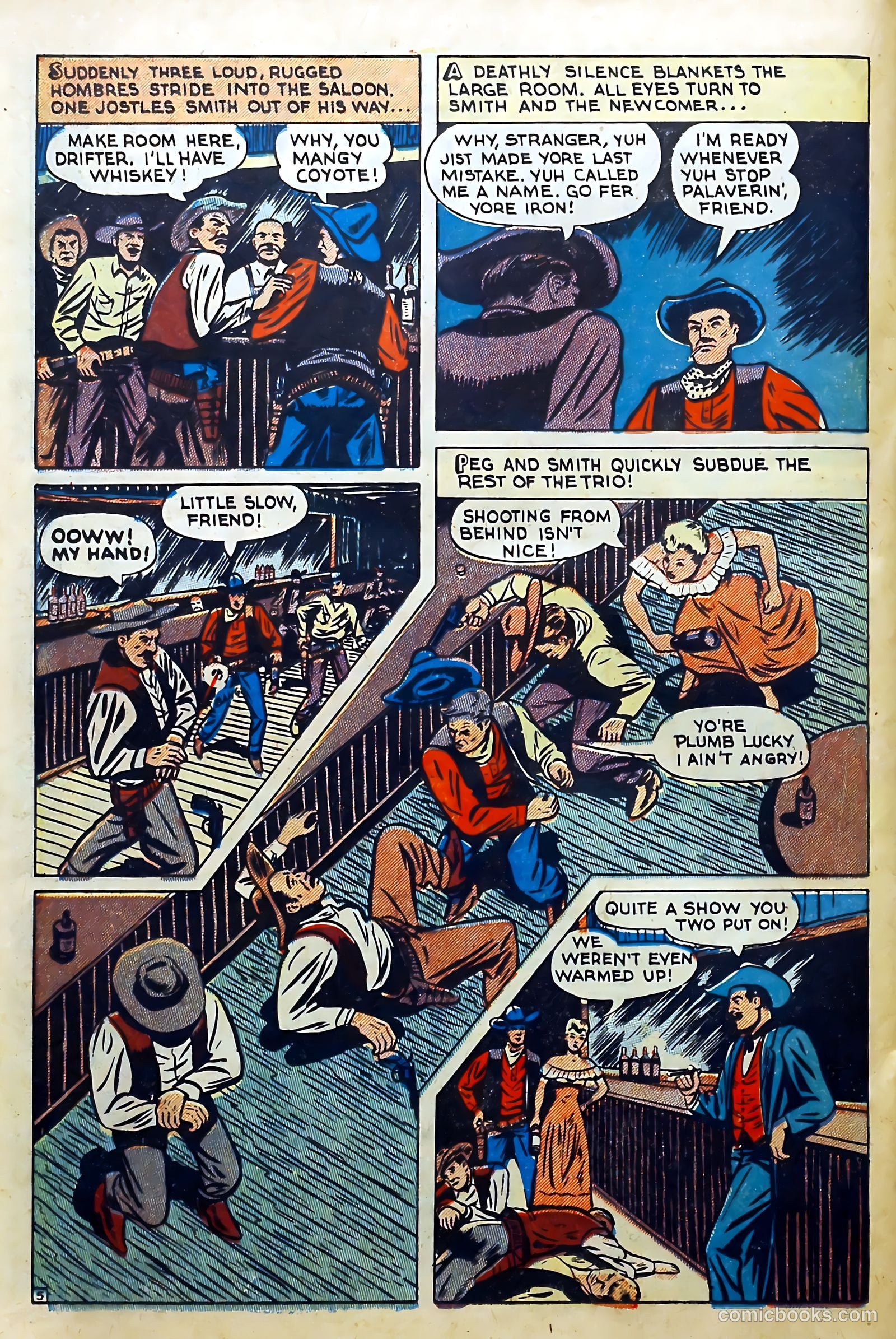 Western Crime Busters #4 (1951) — page 22 of 36