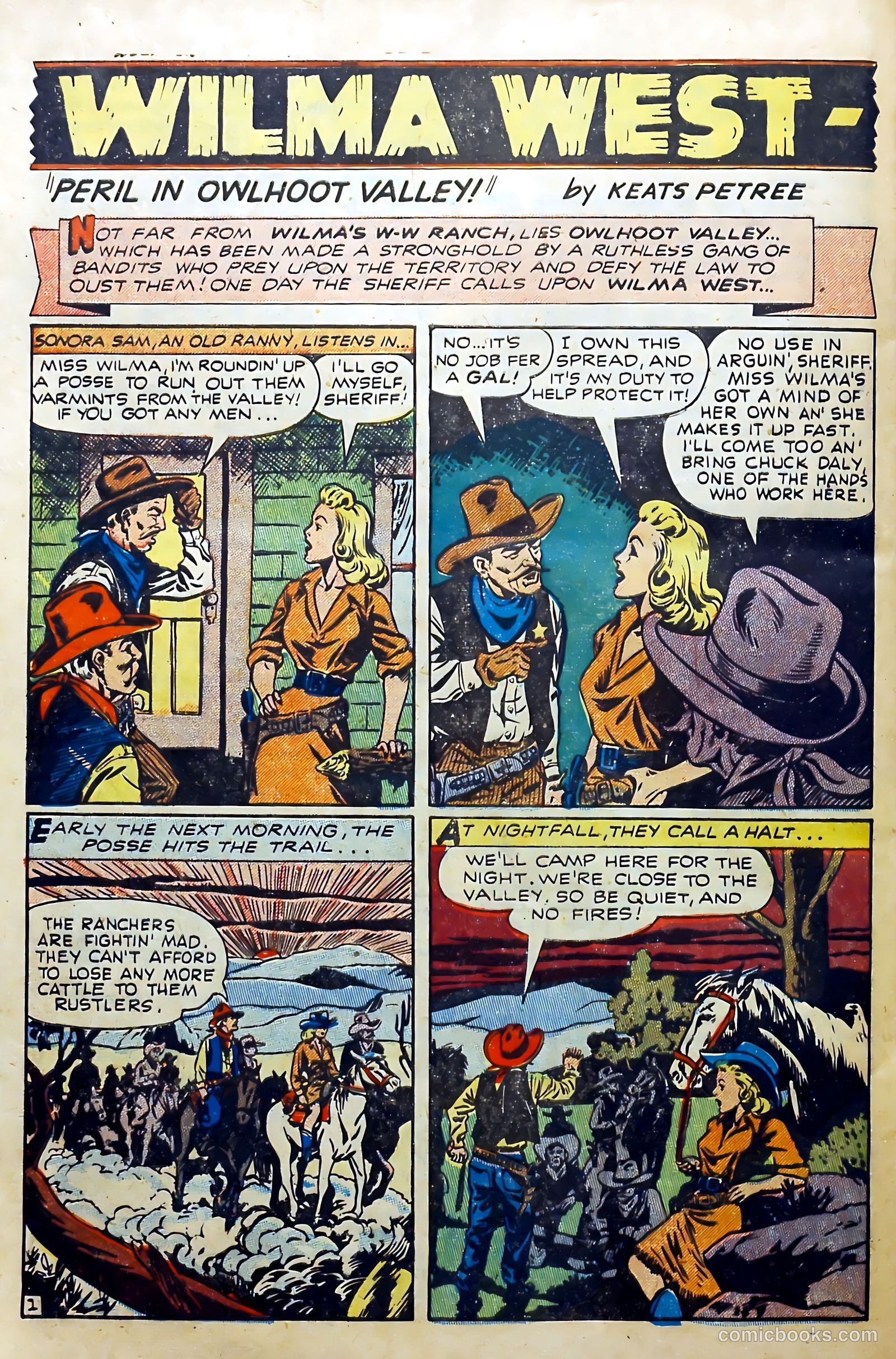 Western Crime Busters #4 (1951) — page 28 of 36