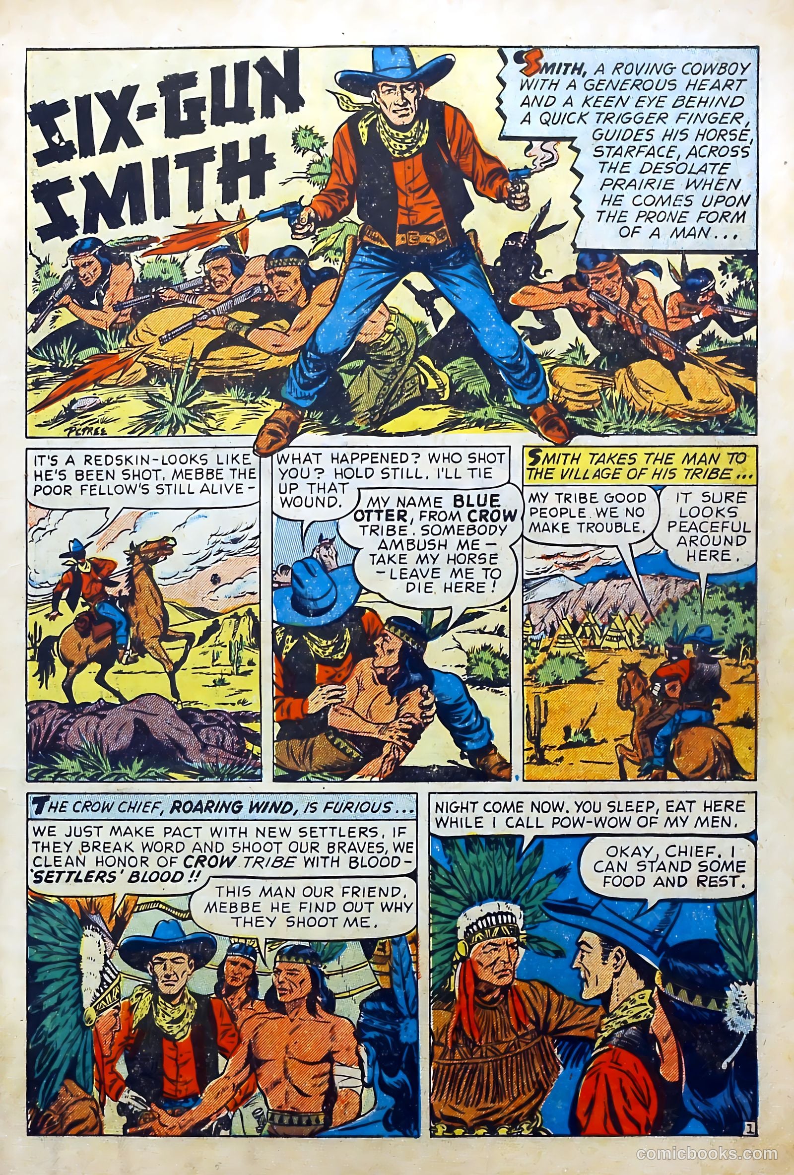Western Crime Busters #5 (1951) — page 3 of 36