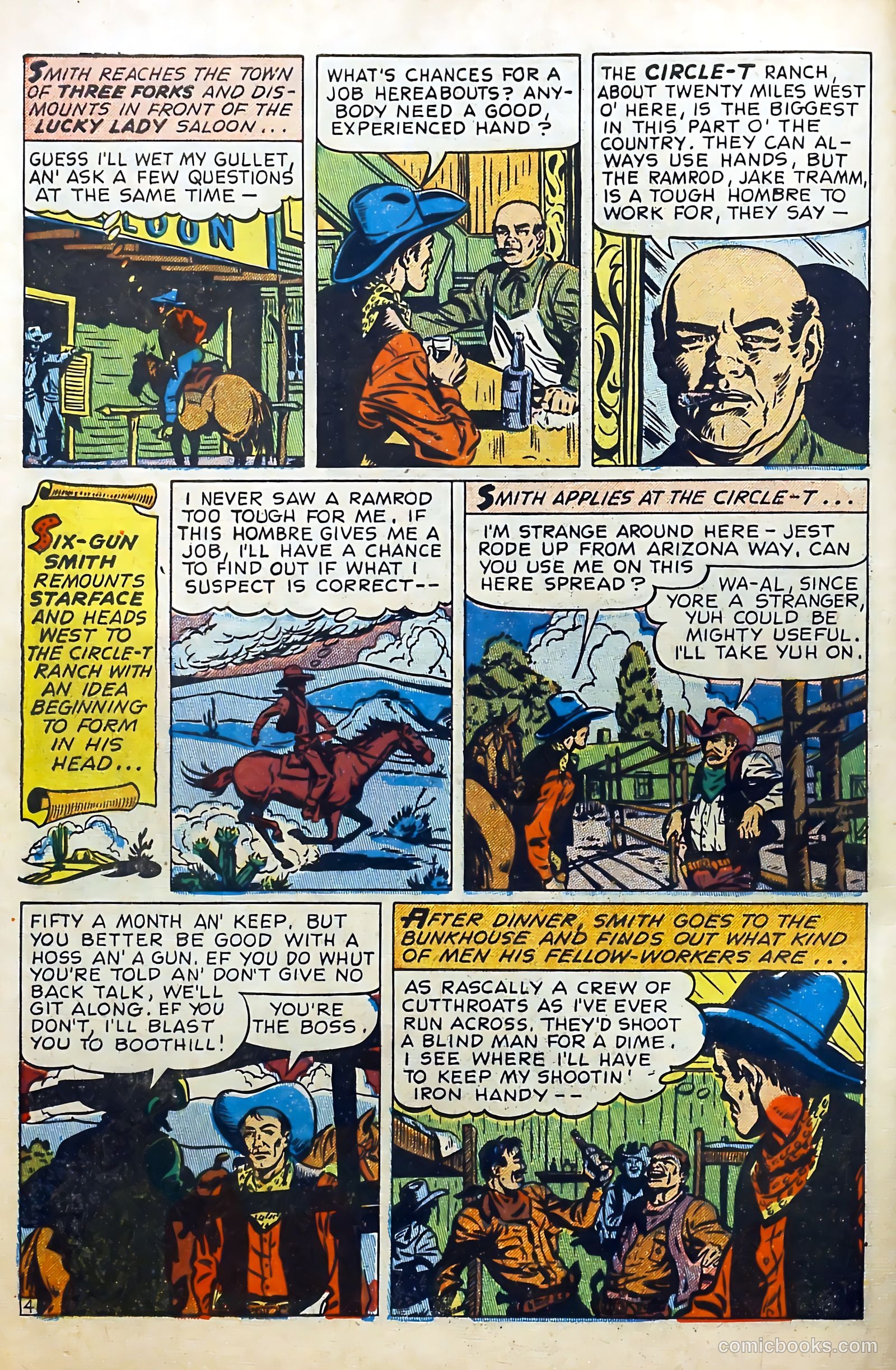 Western Crime Busters #5 (1951) — page 6 of 36
