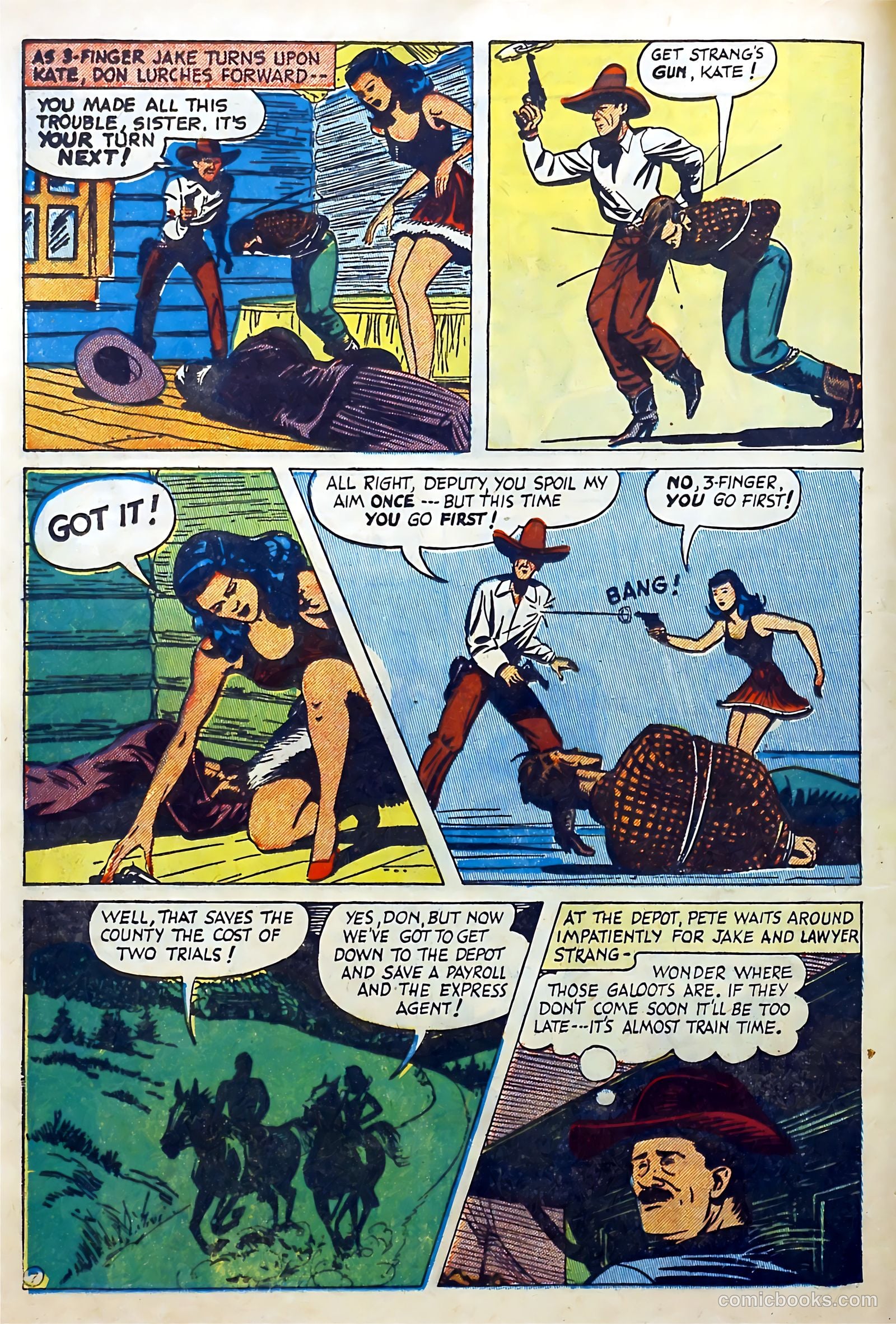 Western Crime Busters #5 (1951) — page 16 of 36