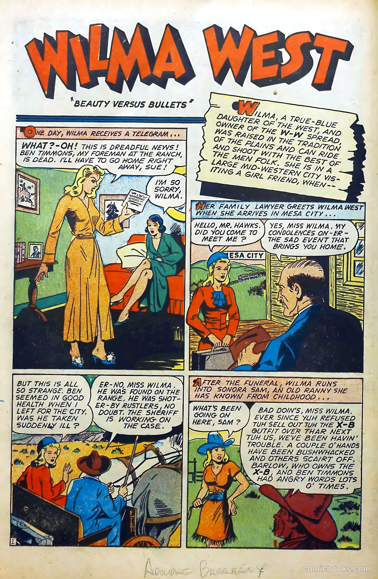 Western Crime Busters #5 (1951) — page 18 of 36
