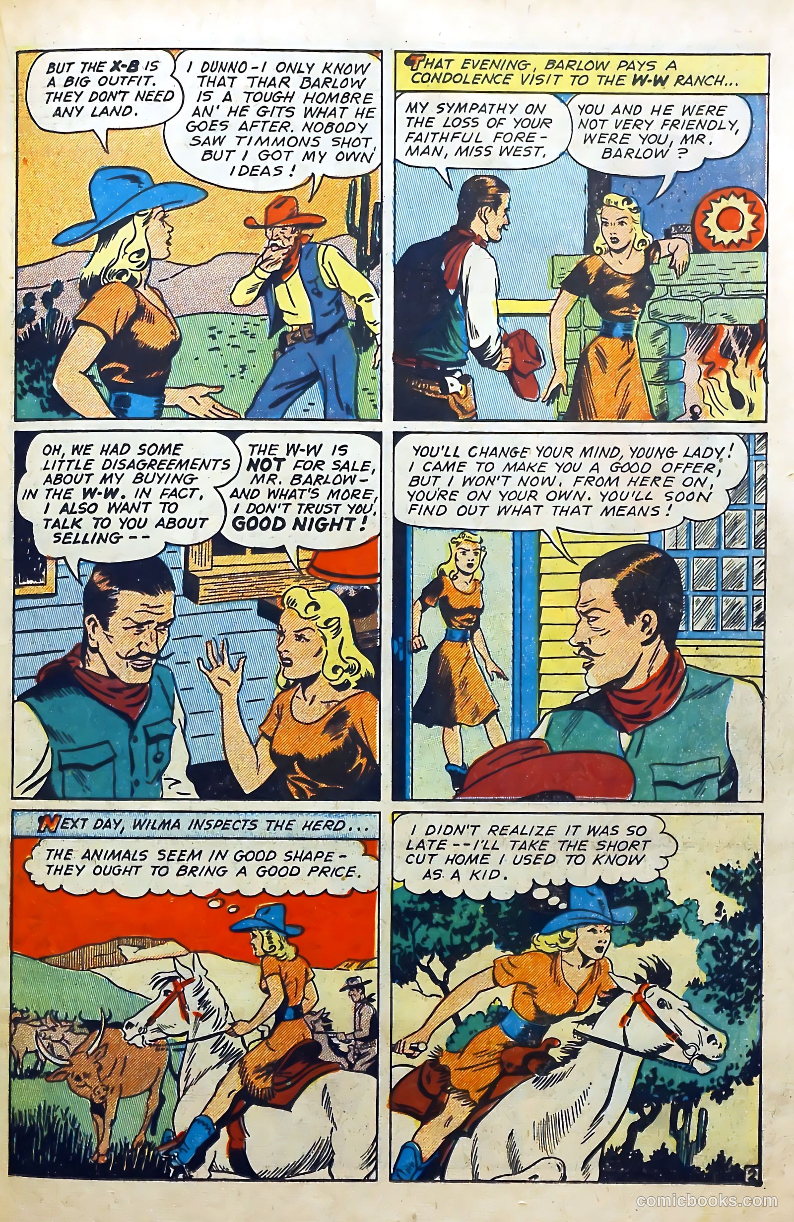 Western Crime Busters #5 (1951) — page 19 of 36